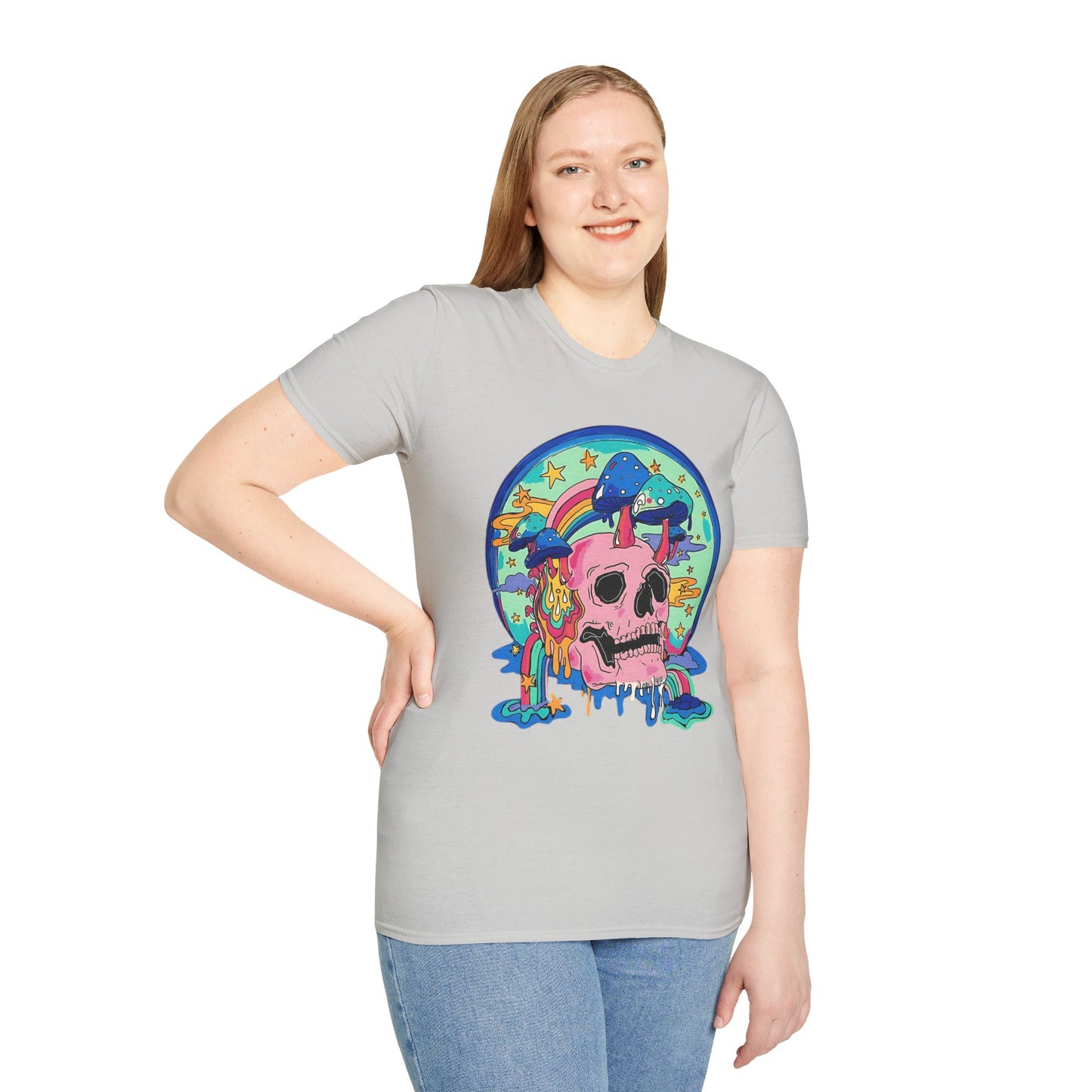 Skull Tee Shirt, Skeleton Shirt, Shirt with Skull, Shirt with Skeleton