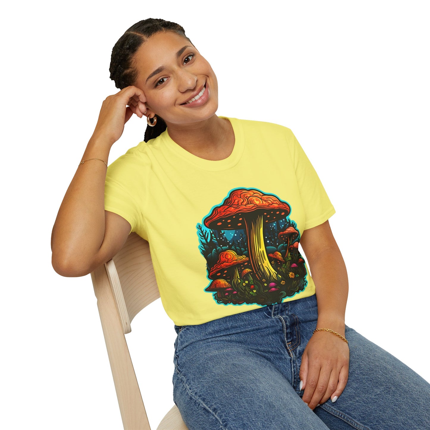 Mashroom Tee Shirt, Mashroom Shirt, Shirt with Funny Mashroom, Shirt with Fungus