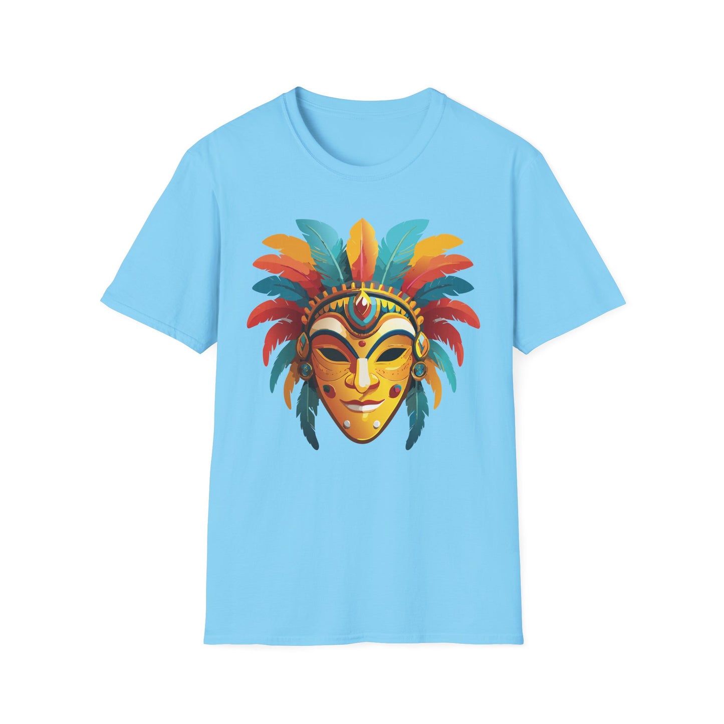 Mask Tee Shirt, Mask Shirt, Shirt with Mask, Masquerade Tees