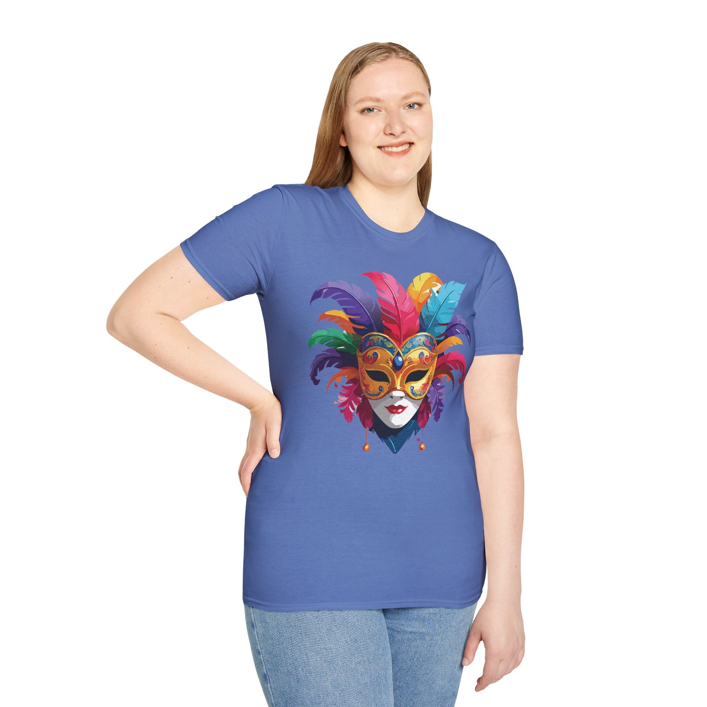 Mask Tee Shirt, Mask Shirt, Shirt with Mask, Masquerade Tees