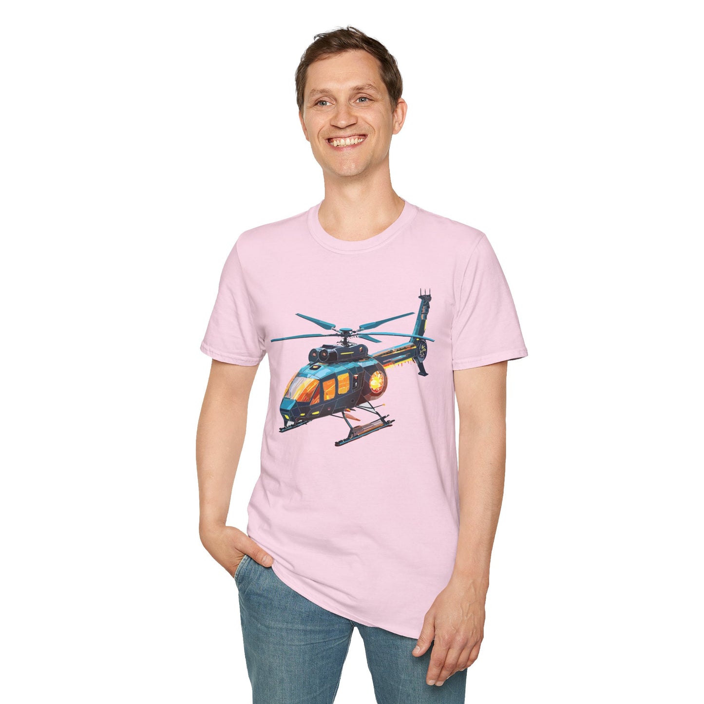 Chopper Shirt, Helicopter Shirt, Shirt with Helicopter, T Shirt with Chopper