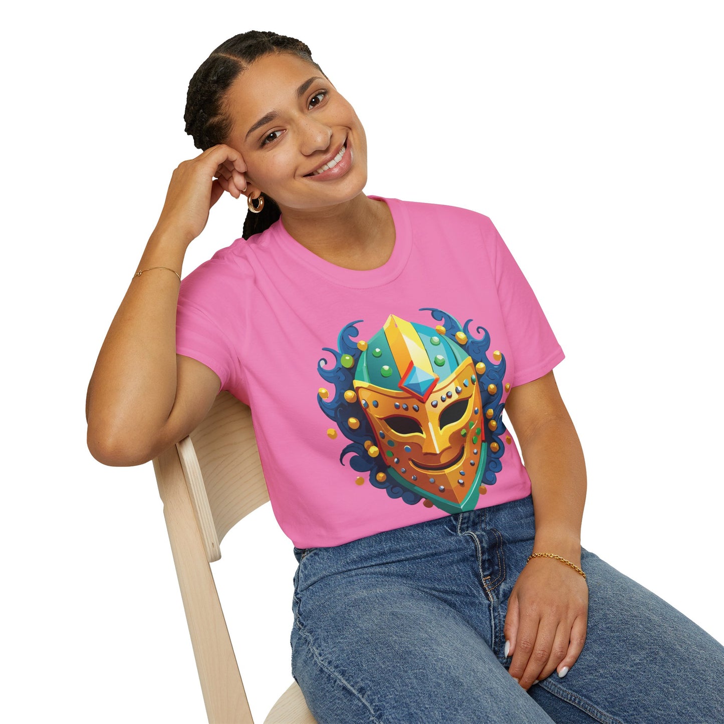 Mask Tee Shirt, Mask Shirt, Shirt with Mask, Masquerade Tees
