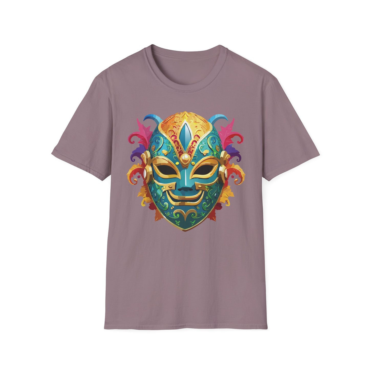 Mask Tee Shirt, Mask Shirt, Shirt with Mask, Masquerade Tees
