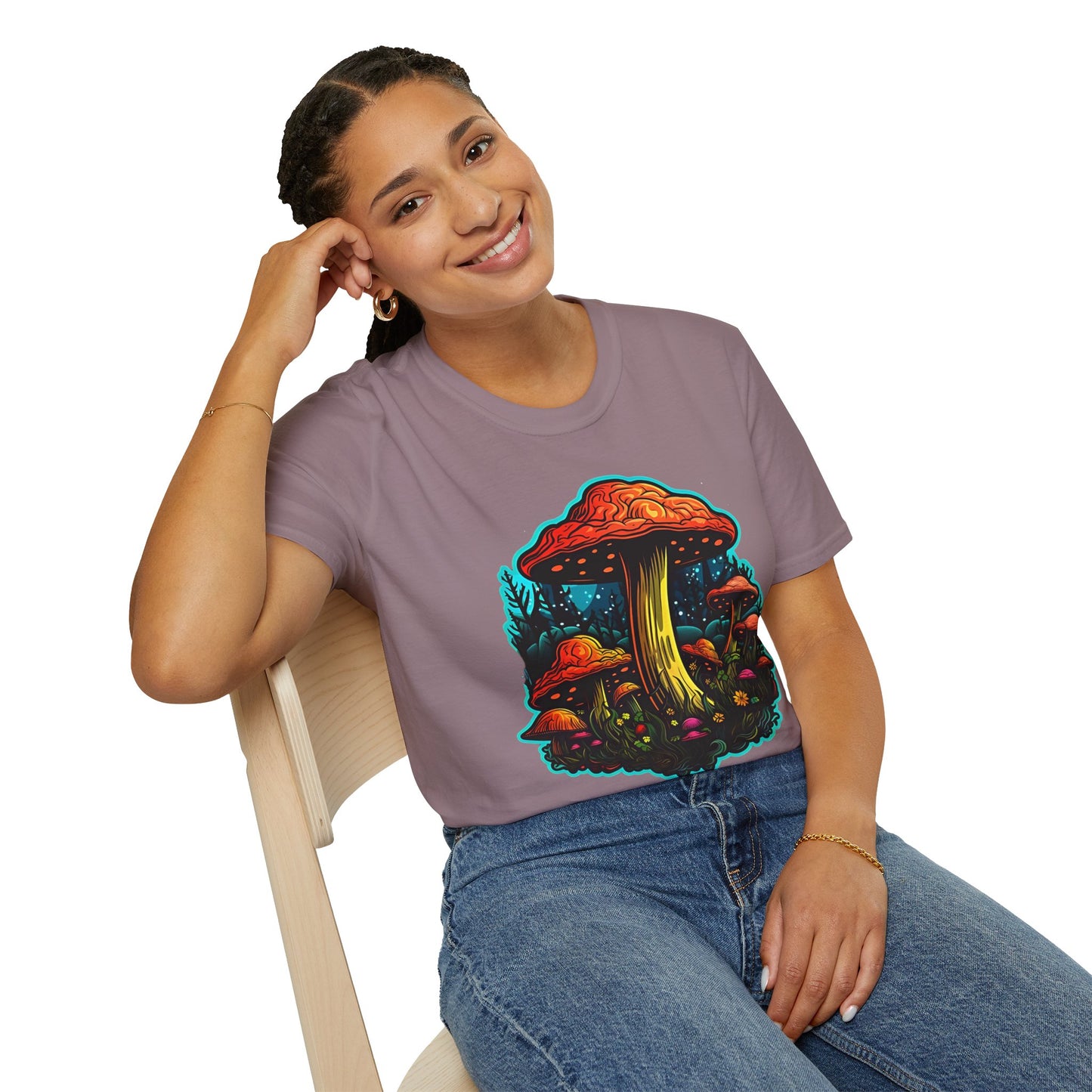 Mashroom Tee Shirt, Mashroom Shirt, Shirt with Funny Mashroom, Shirt with Fungus