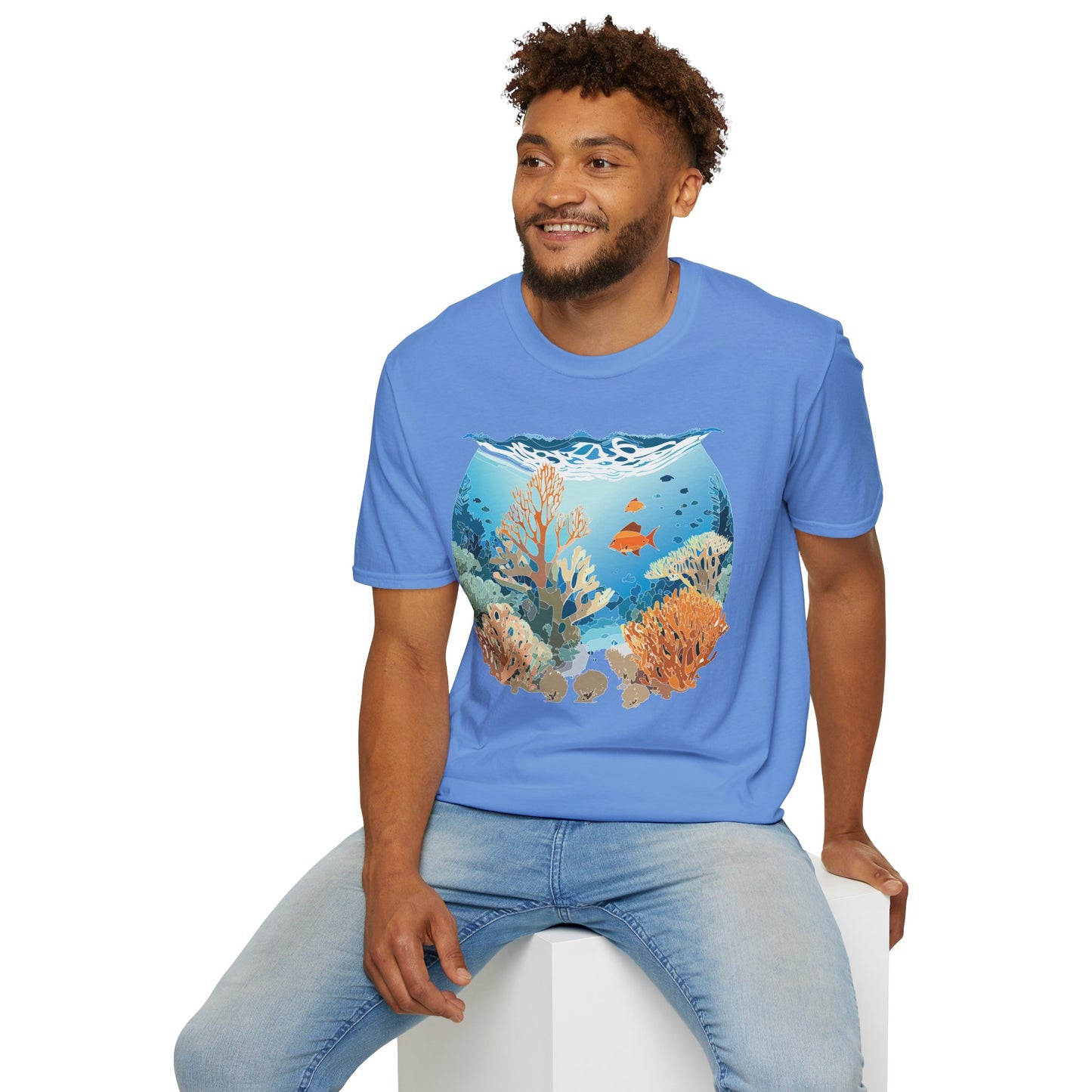 Ocean Tee Shirt, Ocean Shirt, Shirt with Ocean, U boat Tees, Shirt with U-Boat
