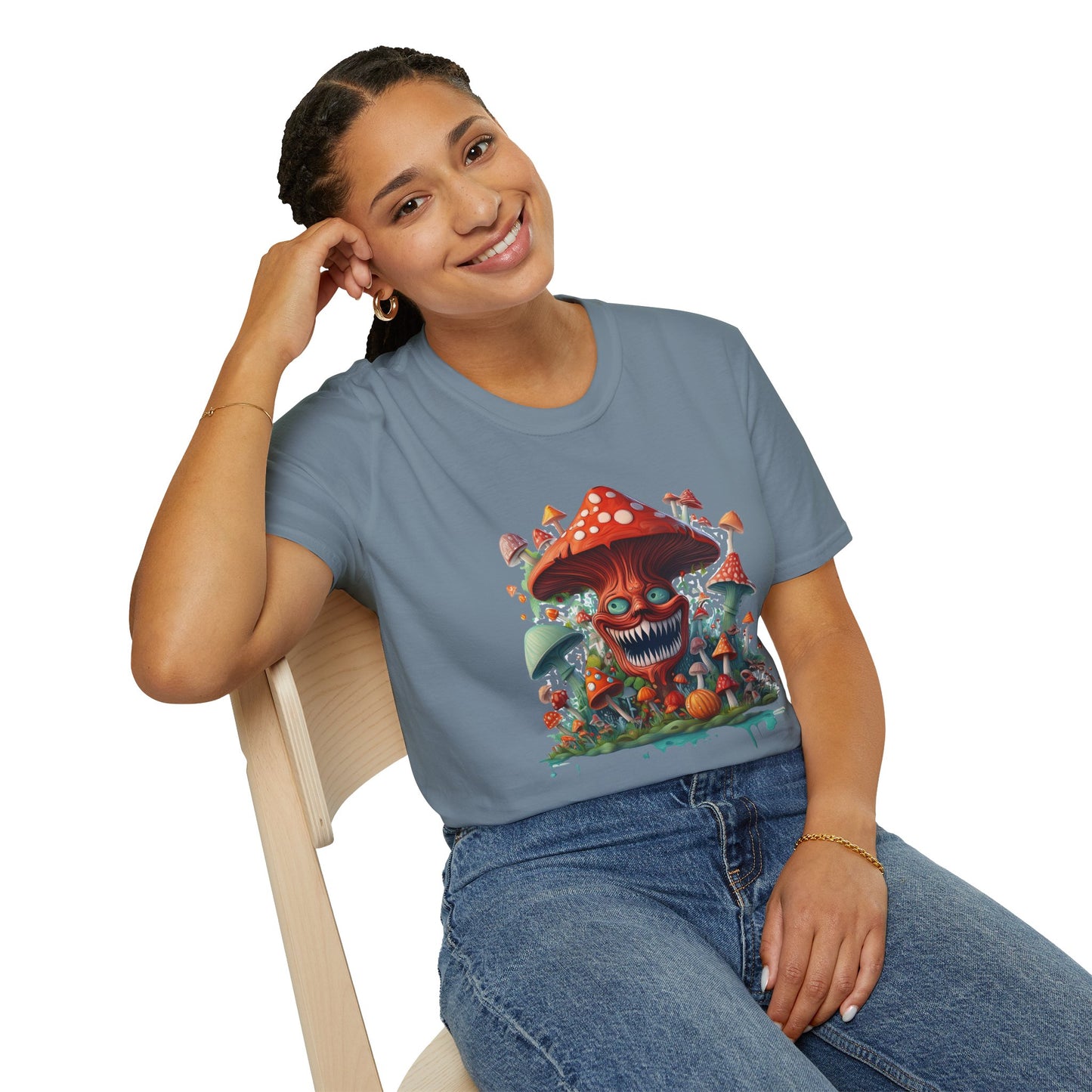 Mashroom Tee Shirt, Mashroom Shirt, Shirt with Funny Mashroom, Shirt with Fungus