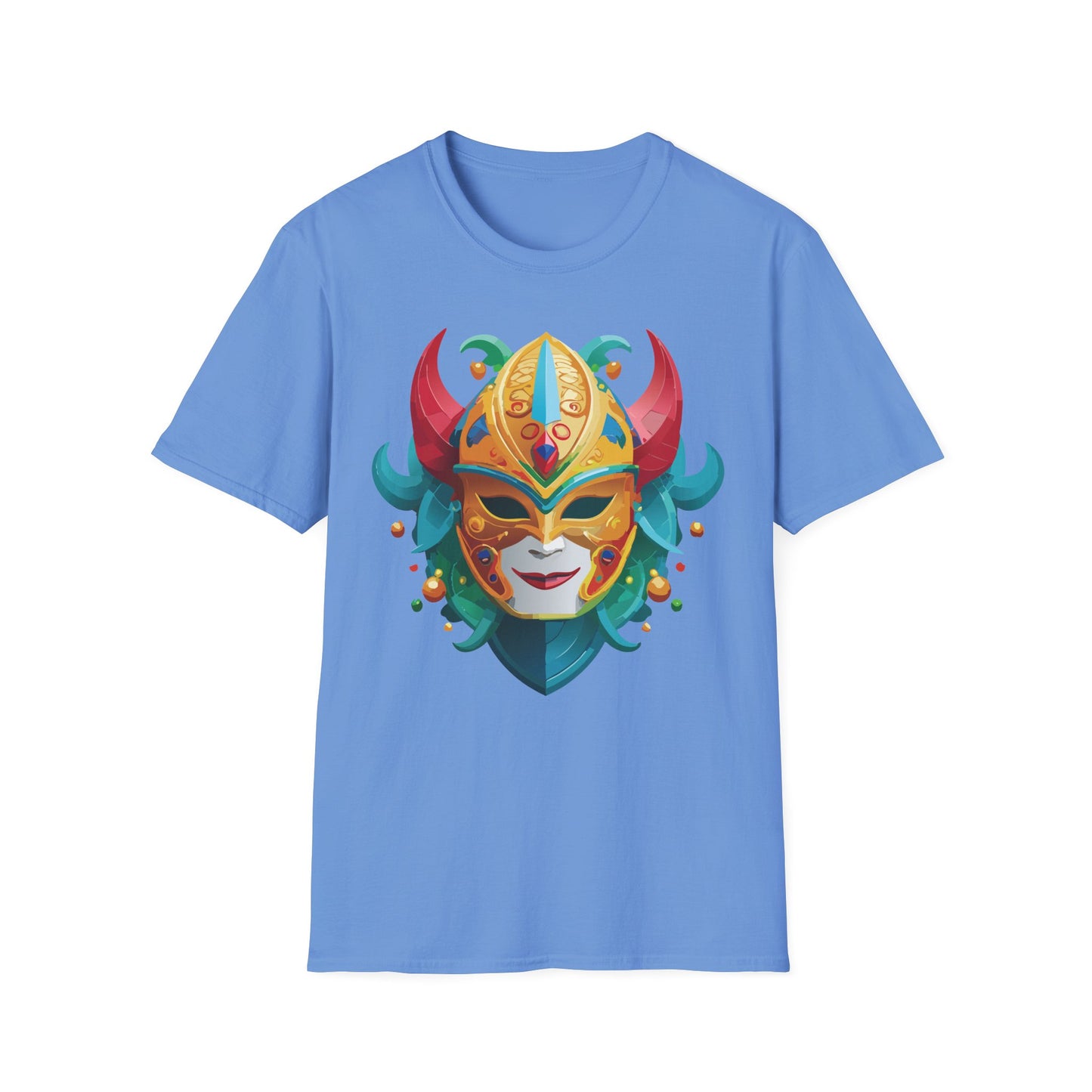 Mask Tee Shirt, Mask Shirt, Shirt with Mask, Masquerade Tees