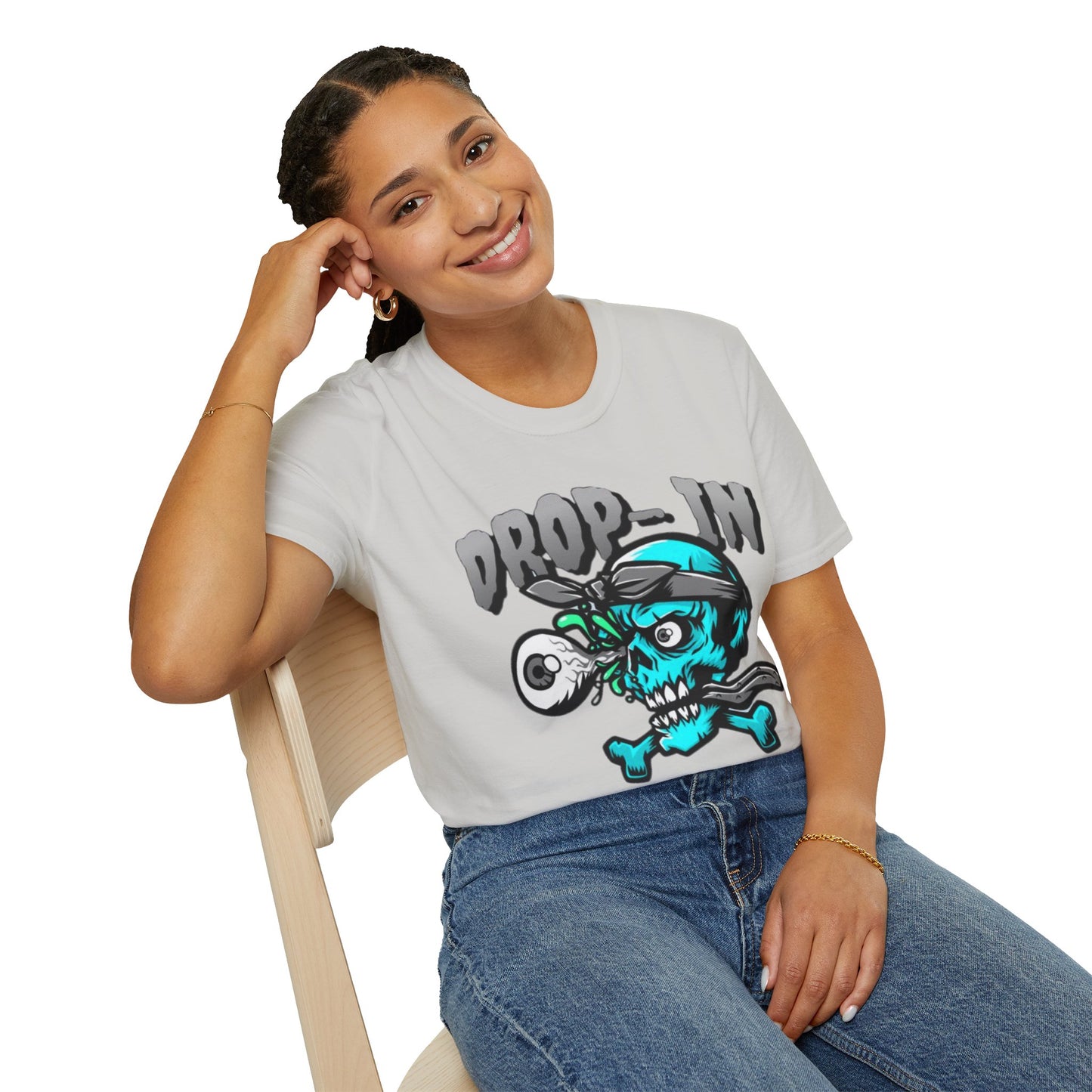 Skull Tee Shirt, Skeleton Shirt, Shirt with Skull, Shirt with Skeleton