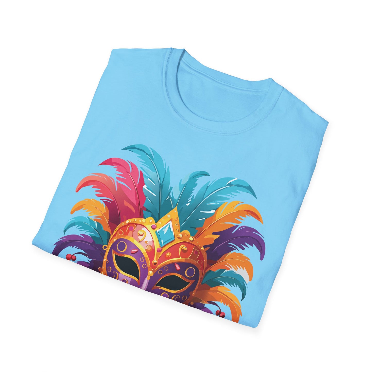 Mask Tee Shirt, Mask Shirt, Shirt with Mask, Masquerade Tees