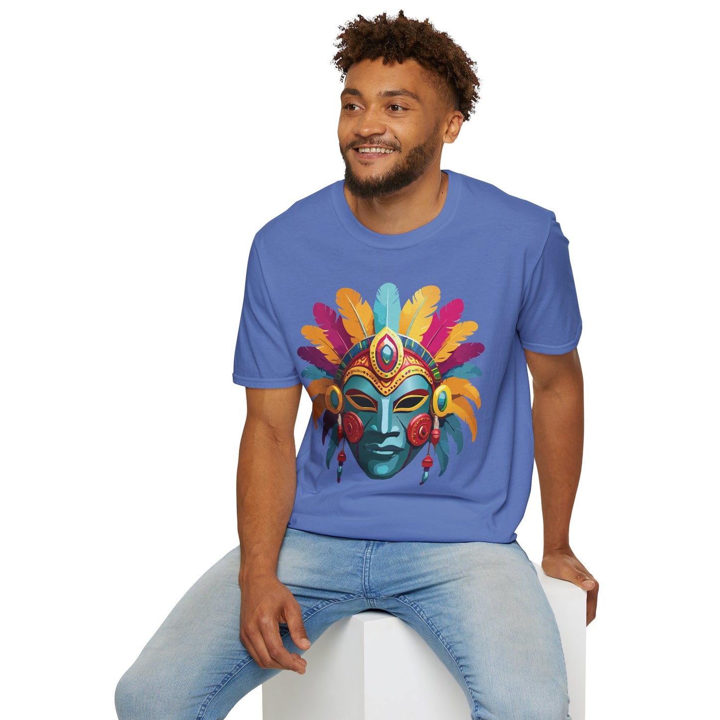 Mask Tee Shirt, Mask Shirt, Shirt with Mask, Masquerade Tees