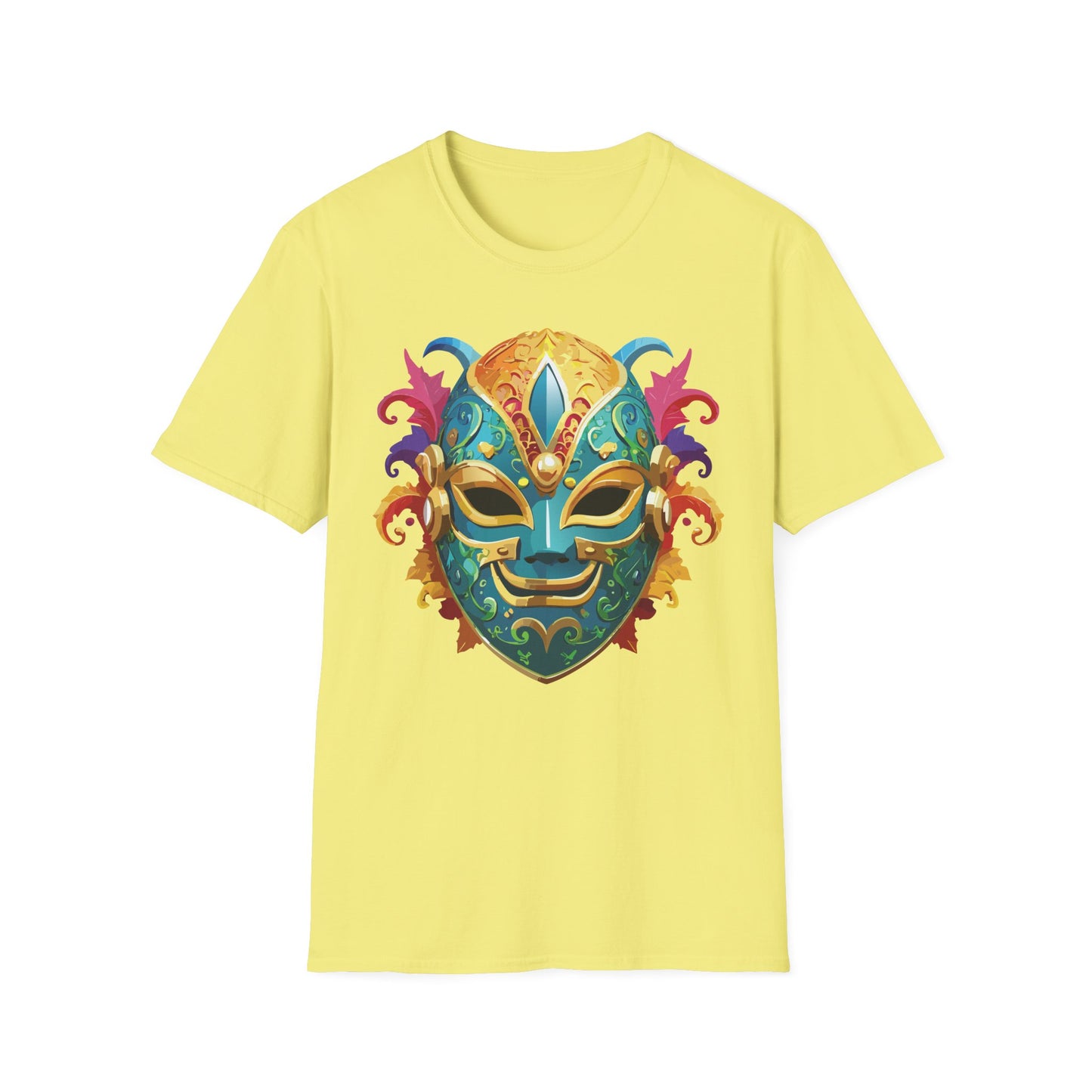 Mask Tee Shirt, Mask Shirt, Shirt with Mask, Masquerade Tees