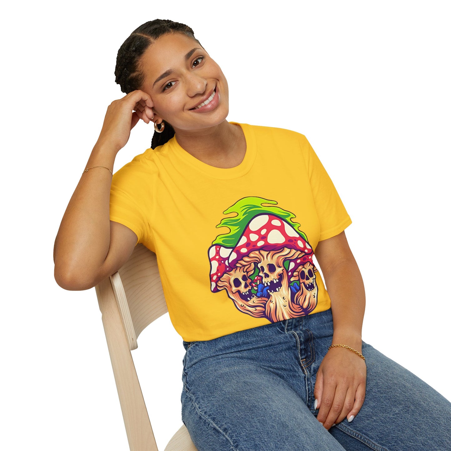 Mashroom Tee Shirt, Mashroom Shirt, Shirt with Funny Mashroom, Shirt with Fungus