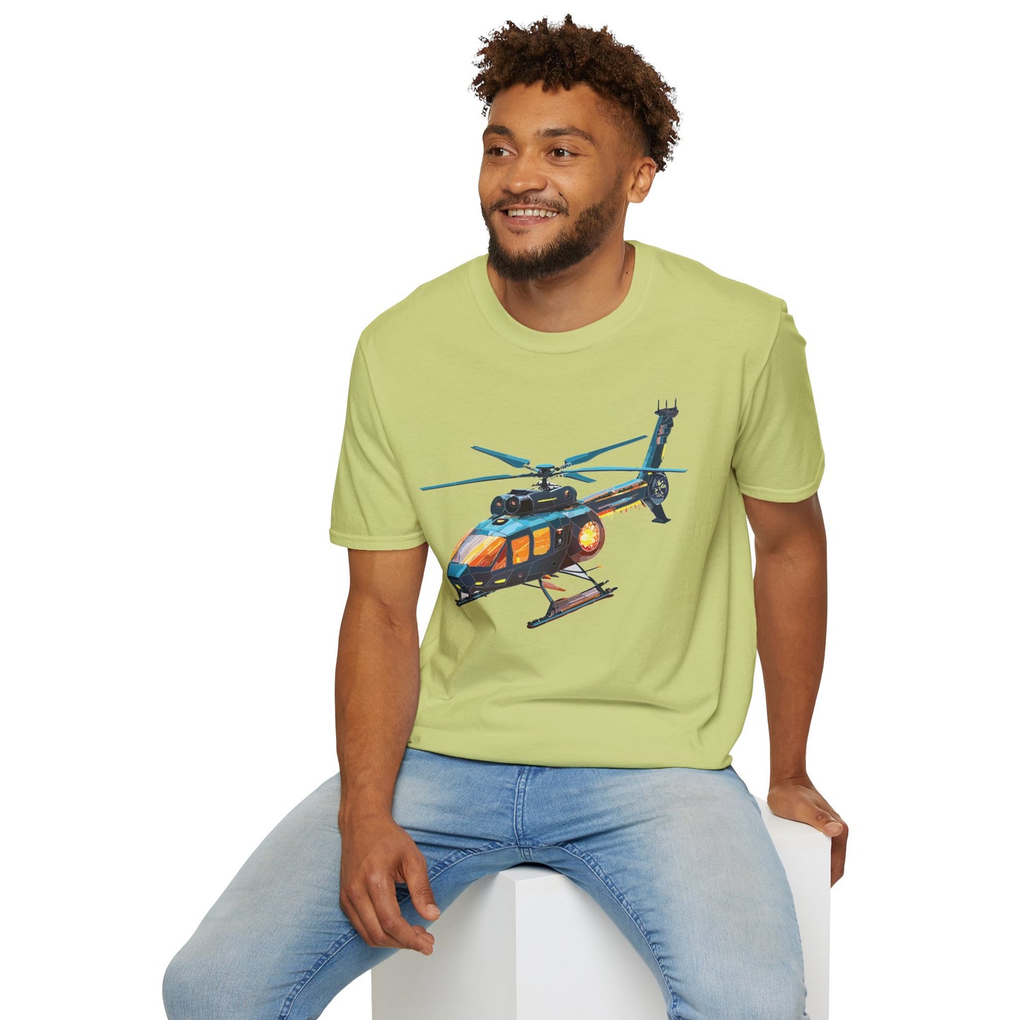 Chopper Shirt, Helicopter Shirt, Shirt with Helicopter, T Shirt with Chopper
