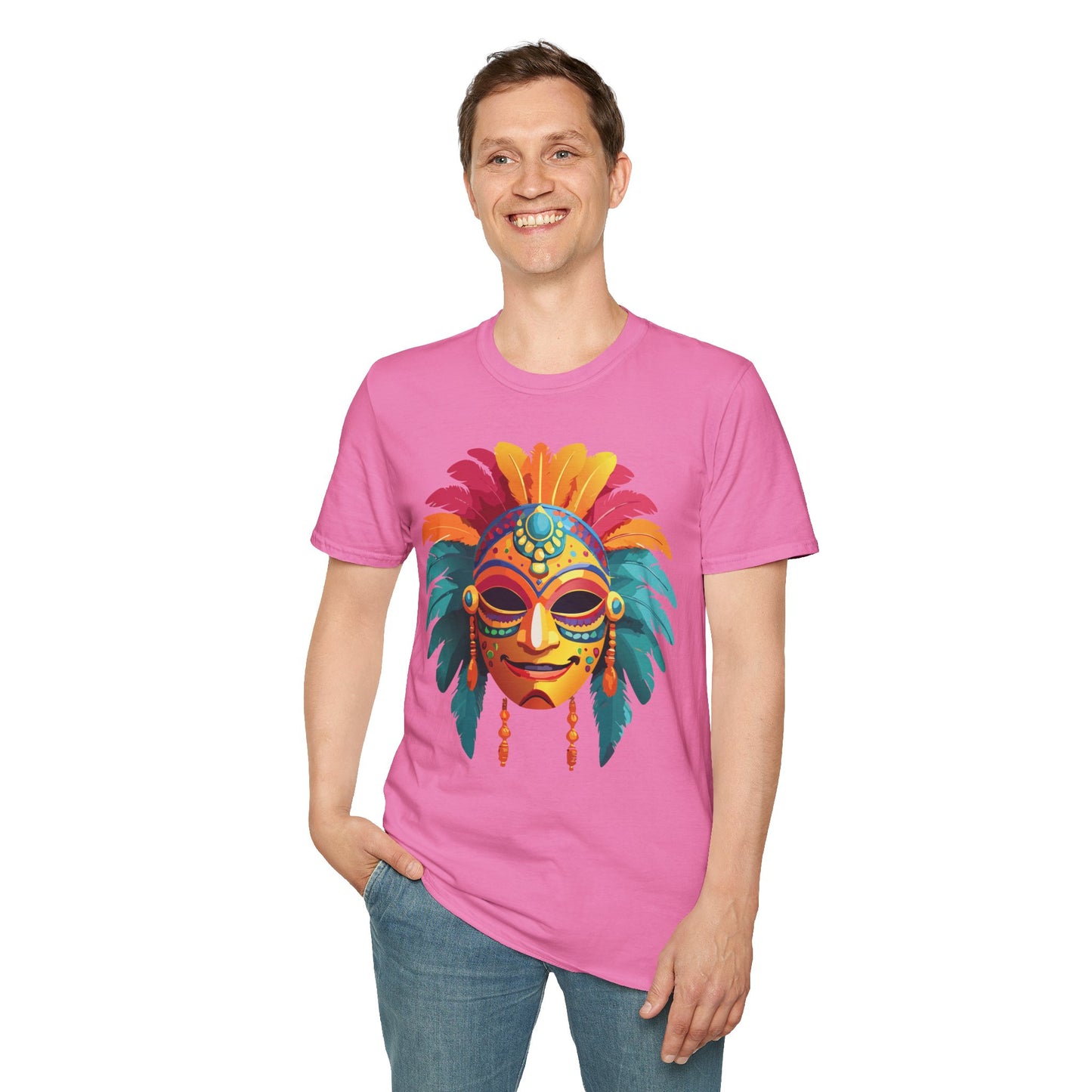 Mask Tee Shirt, Mask Shirt, Shirt with Mask, Masquerade Tees