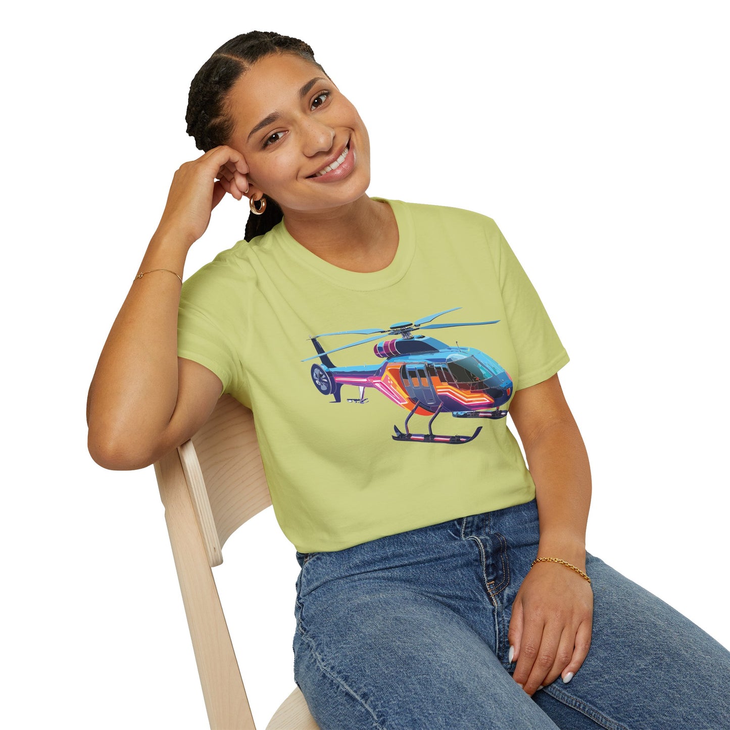 Chopper Shirt, Helicopter Shirt, Shirt with Helicopter, T Shirt with Chopper