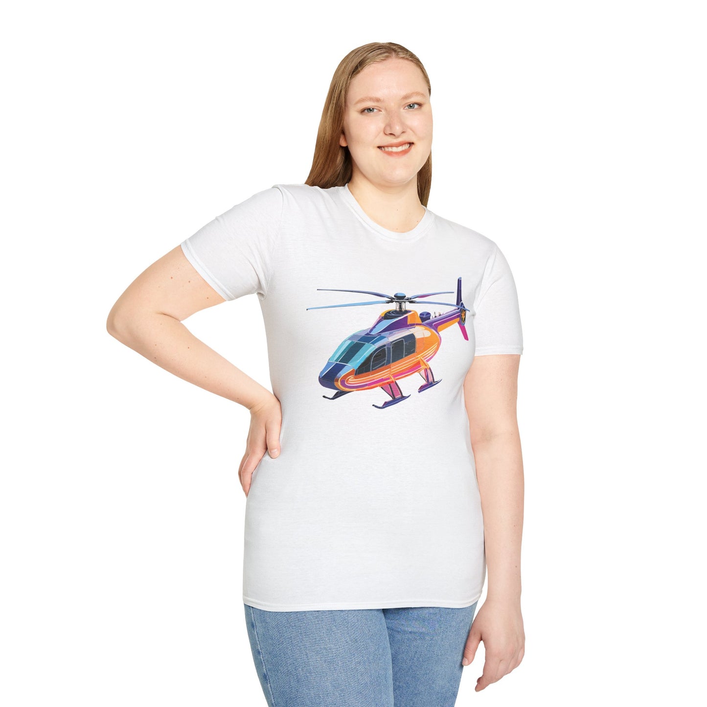 Chopper Shirt, Helicopter Shirt, Shirt with Helicopter, T Shirt with Chopper
