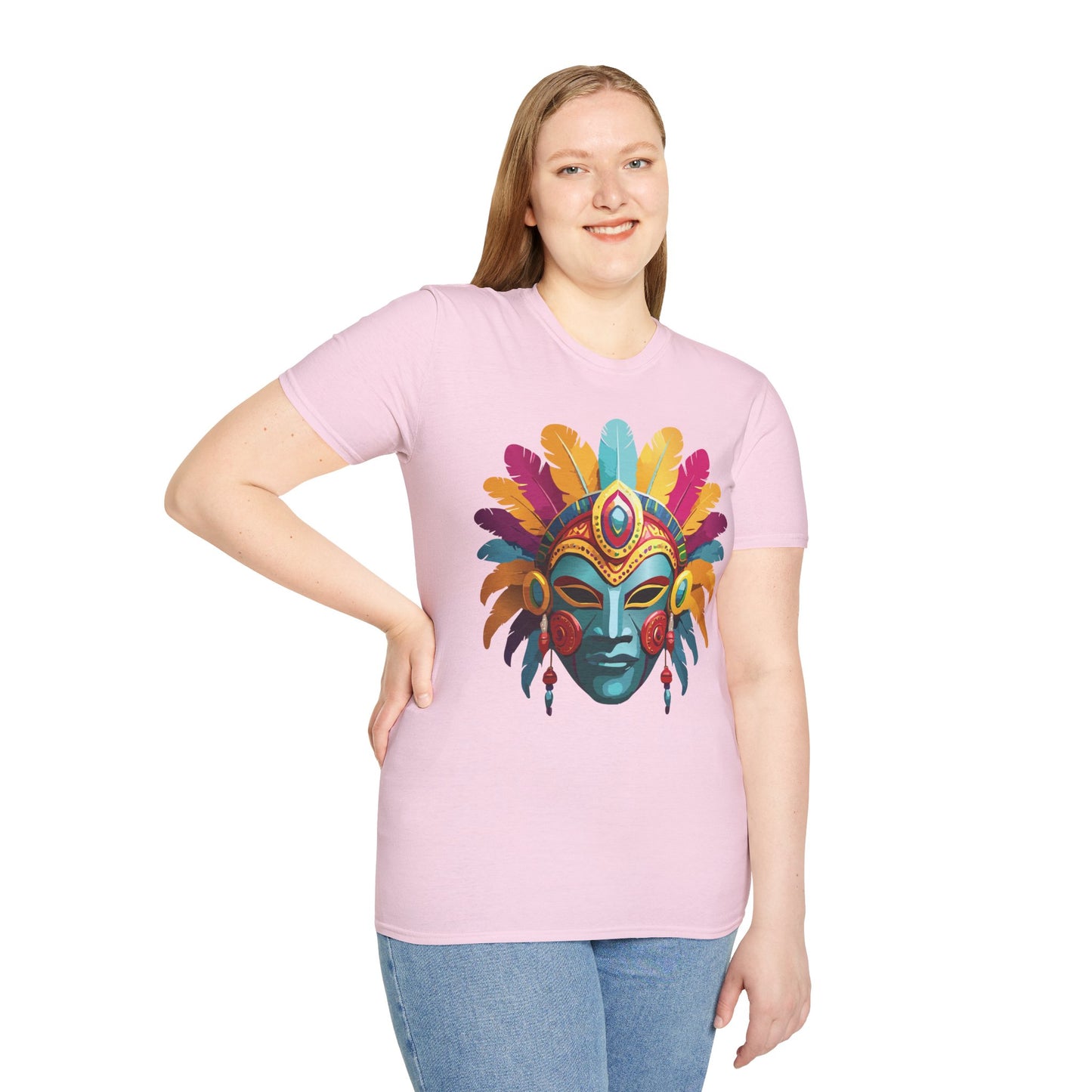 Mask Tee Shirt, Mask Shirt, Shirt with Mask, Masquerade Tees