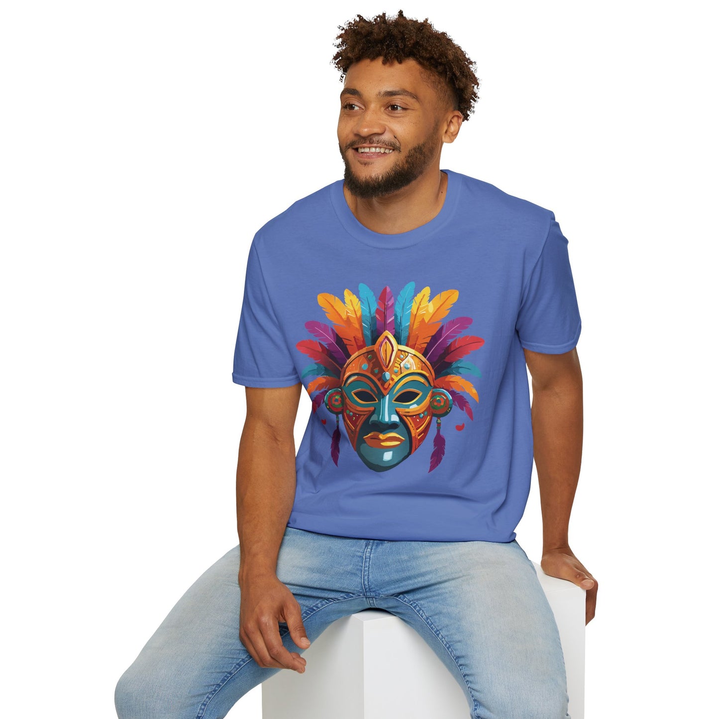 Mask Tee Shirt, Mask Shirt, Shirt with Mask, Masquerade Tees