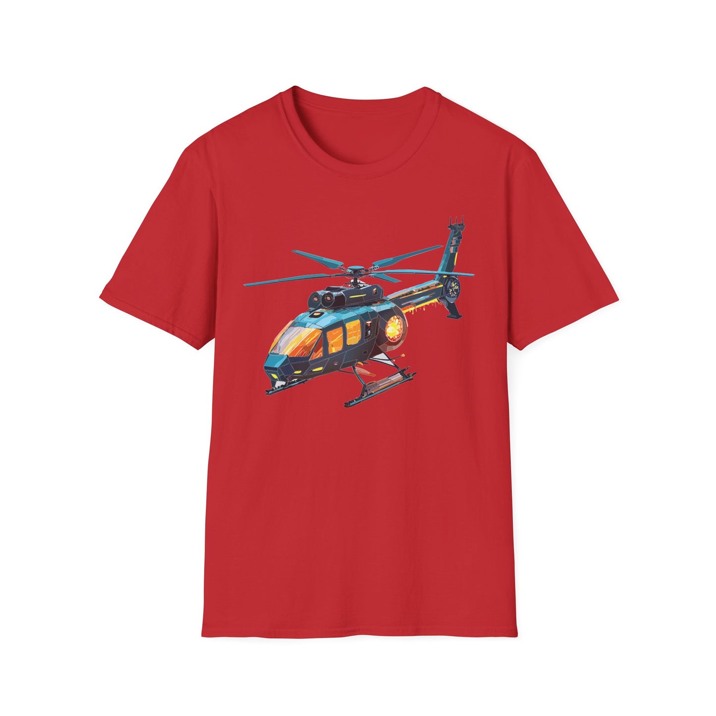 Chopper Shirt, Helicopter Shirt, Shirt with Helicopter, T Shirt with Chopper