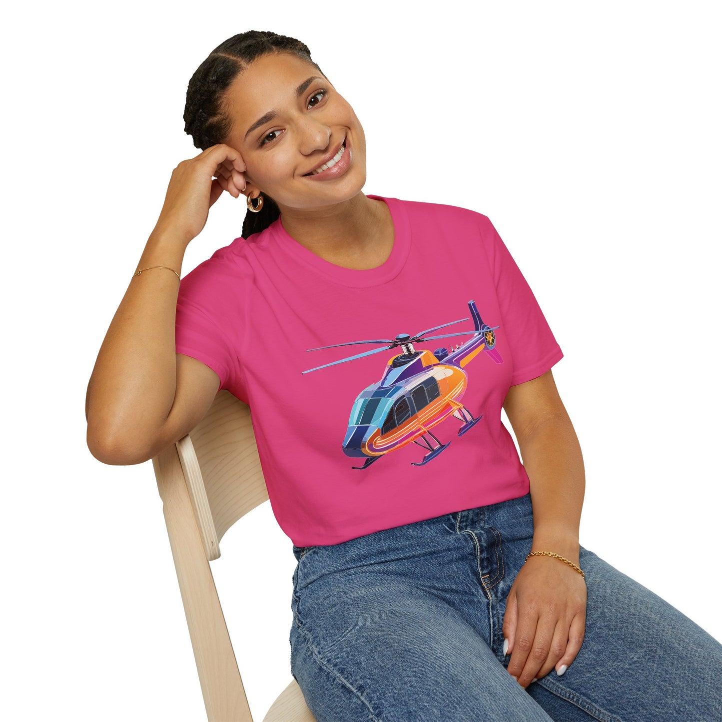 Chopper Shirt, Helicopter Shirt, Shirt with Helicopter, T Shirt with Chopper