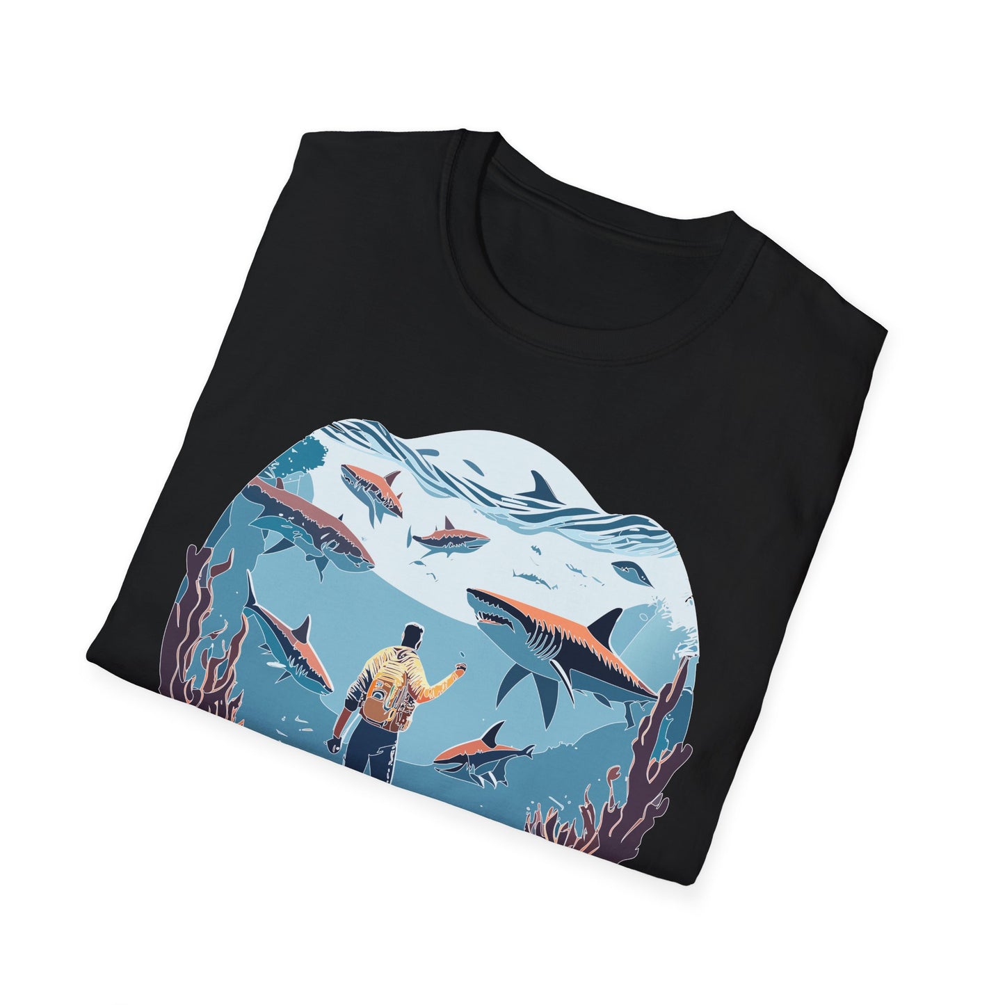 Ocean Tee Shirt, Ocean Shirt, Shirt with Ocean, U boat Tees, Shirt with U-Boat