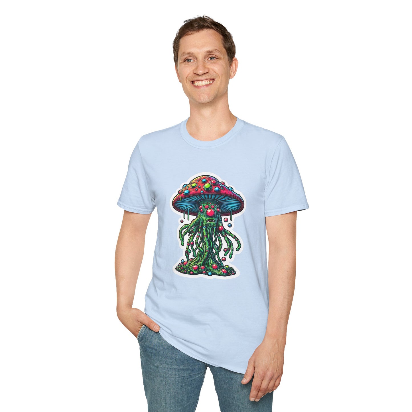 Mashroom Tee Shirt, Mashroom Shirt, Shirt with Funny Mashroom, Shirt with Fungus