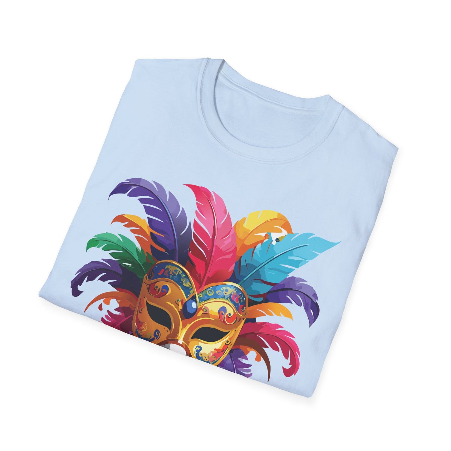 Mask Tee Shirt, Mask Shirt, Shirt with Mask, Masquerade Tees