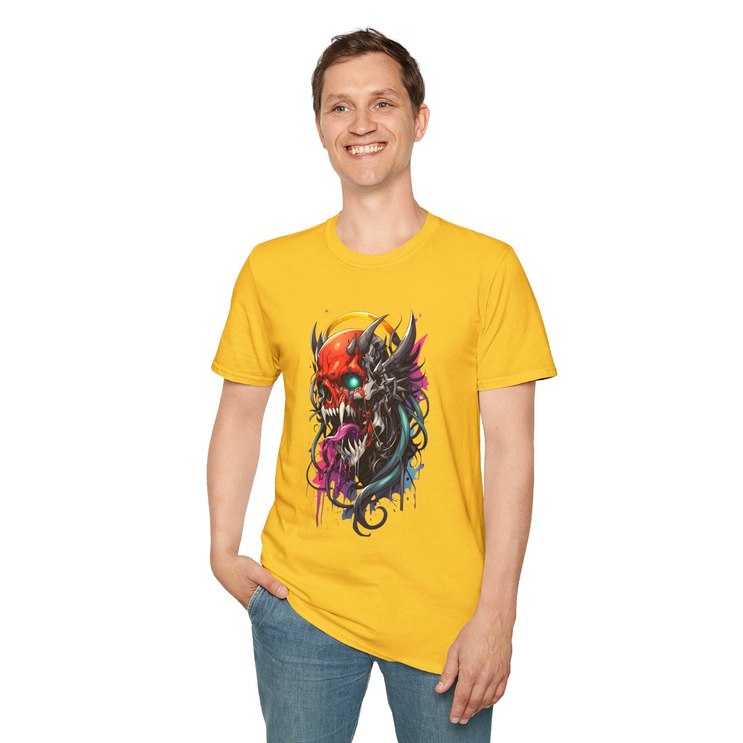 Skull Tee Shirt, Skeleton Shirt, Shirt with Skull, Shirt with Skeleton