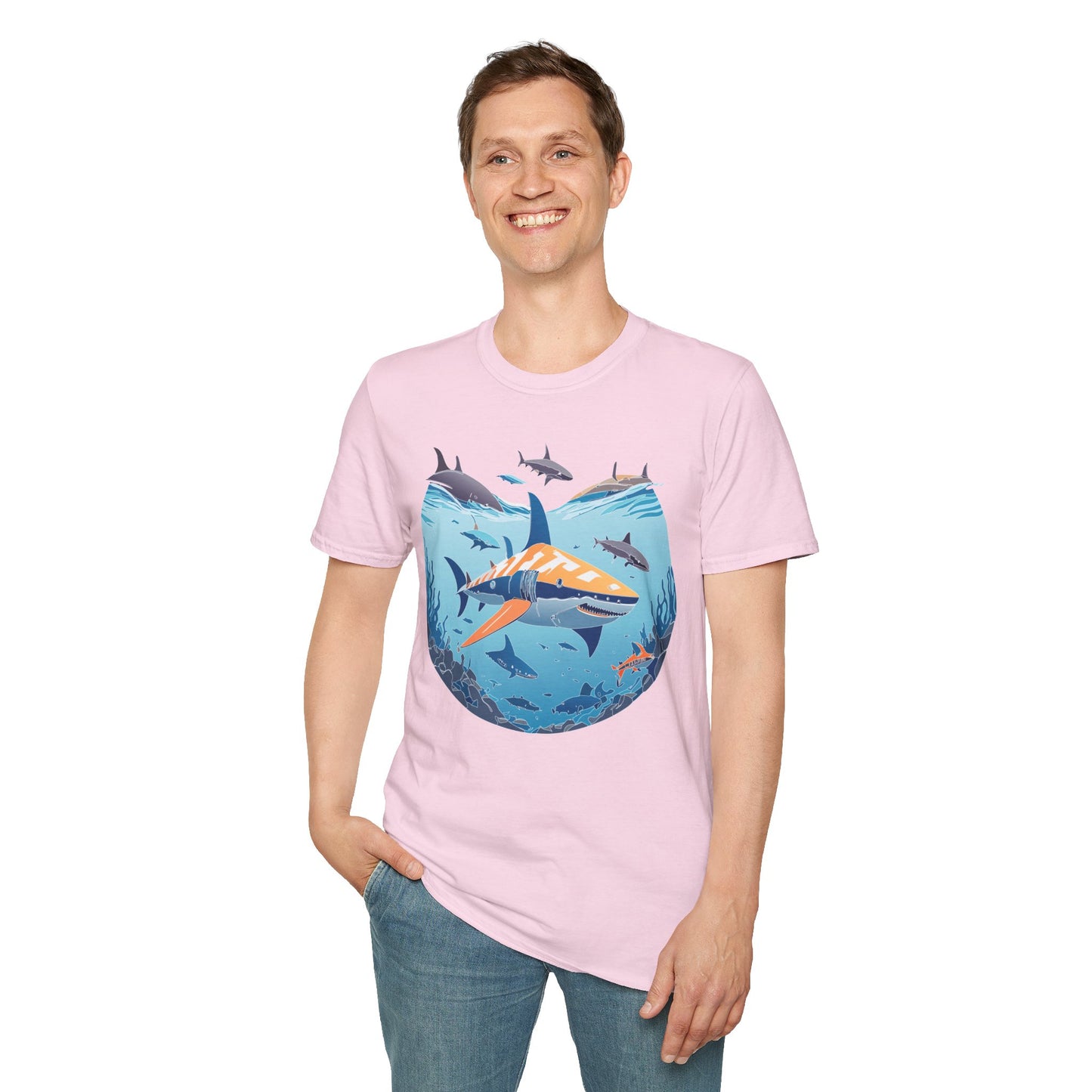 Ocean Tee Shirt, Ocean Shirt, Shirt with Ocean, U boat Tees, Shirt with U-Boat