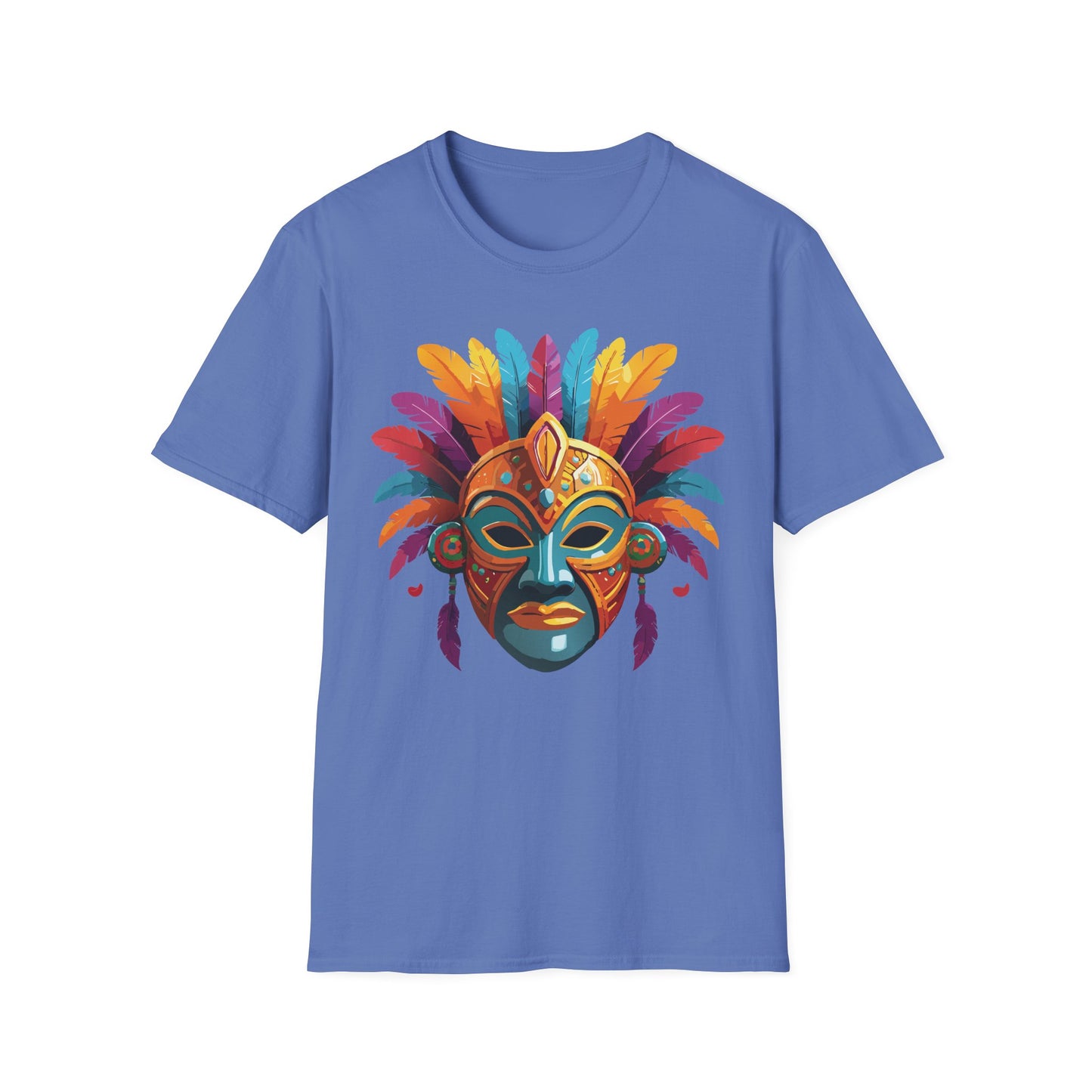 Mask Tee Shirt, Mask Shirt, Shirt with Mask, Masquerade Tees