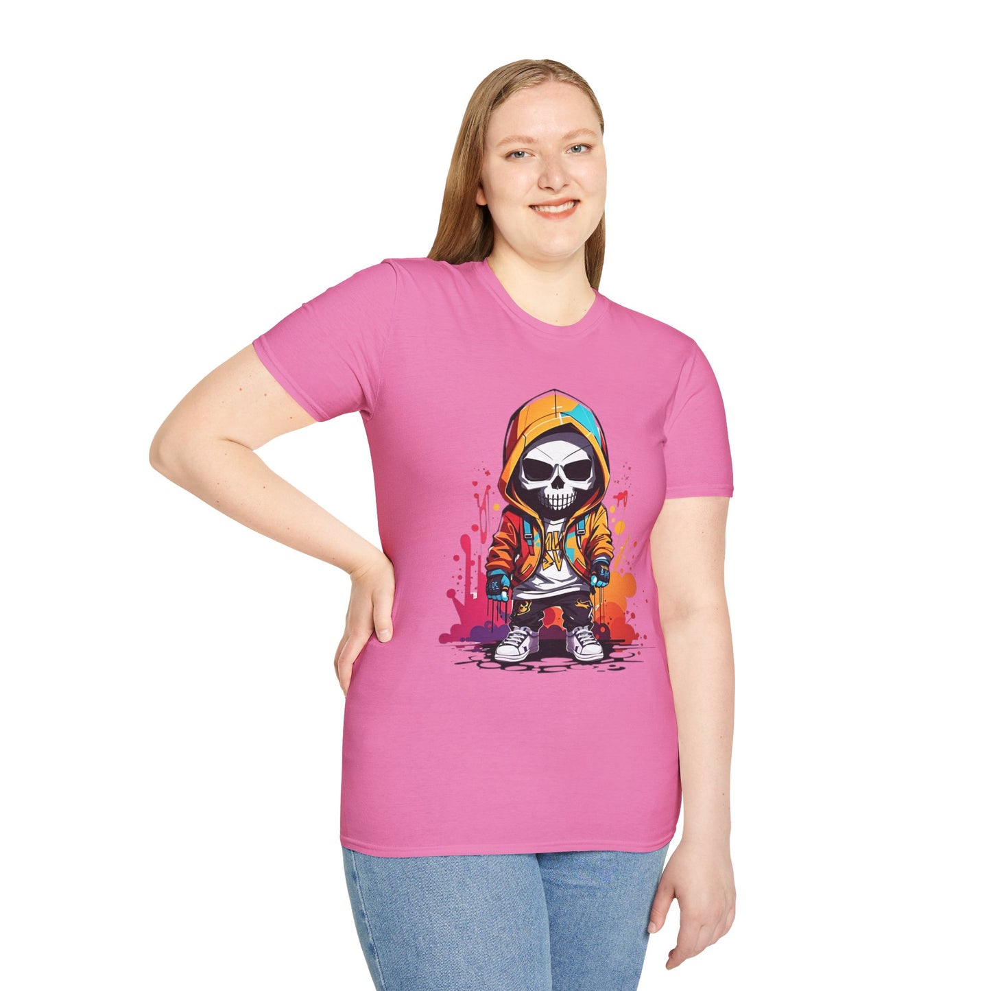 Skull Tee Shirt, Skeleton Shirt, Shirt with Skull, Shirt with Skeleton