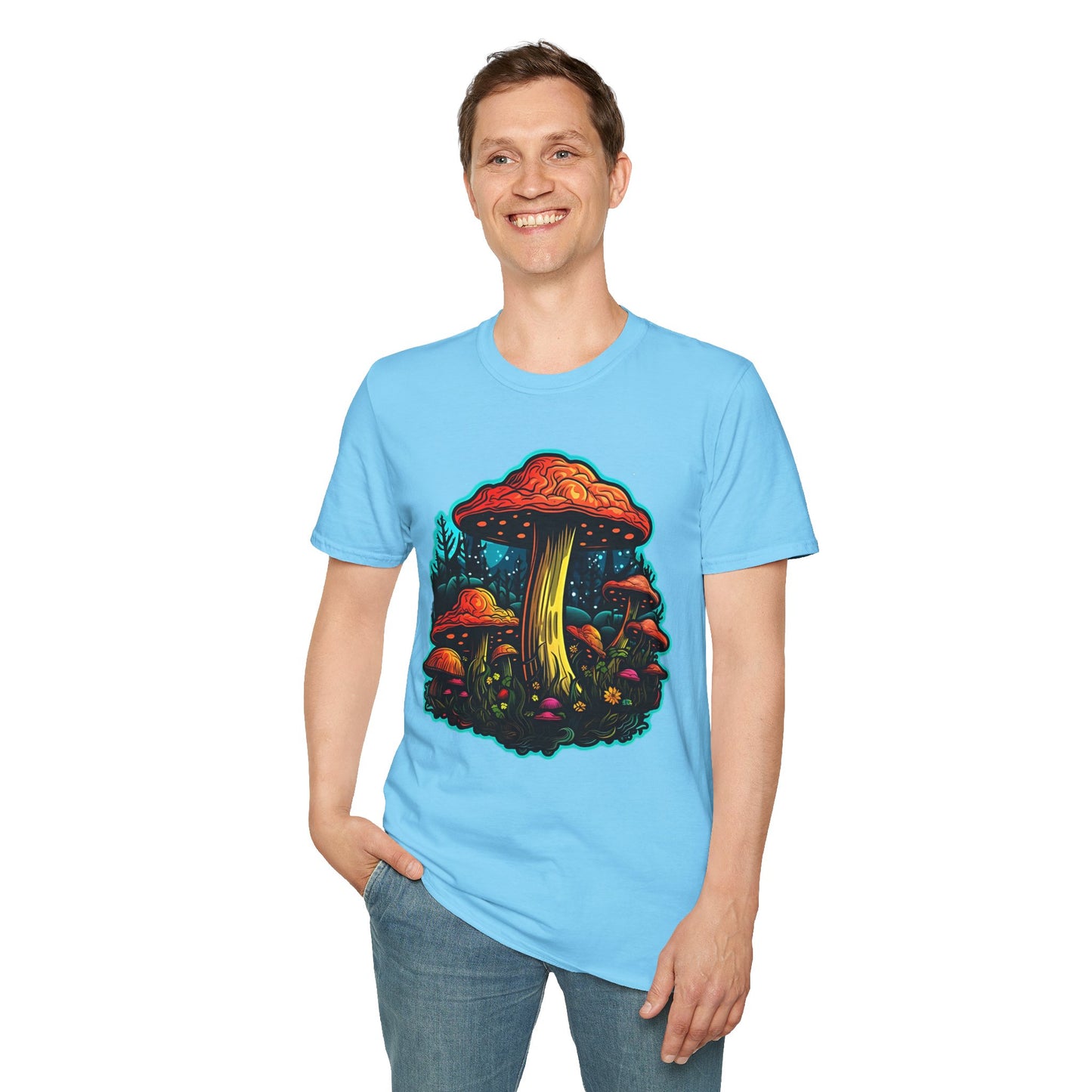 Mashroom Tee Shirt, Mashroom Shirt, Shirt with Funny Mashroom, Shirt with Fungus