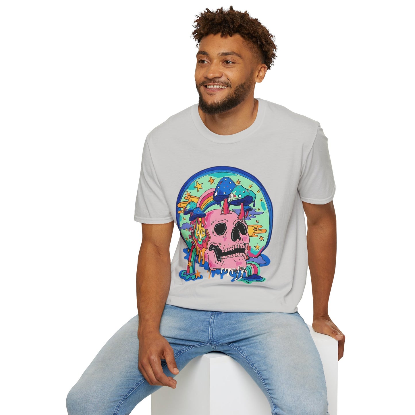 Skull Tee Shirt, Skeleton Shirt, Shirt with Skull, Shirt with Skeleton