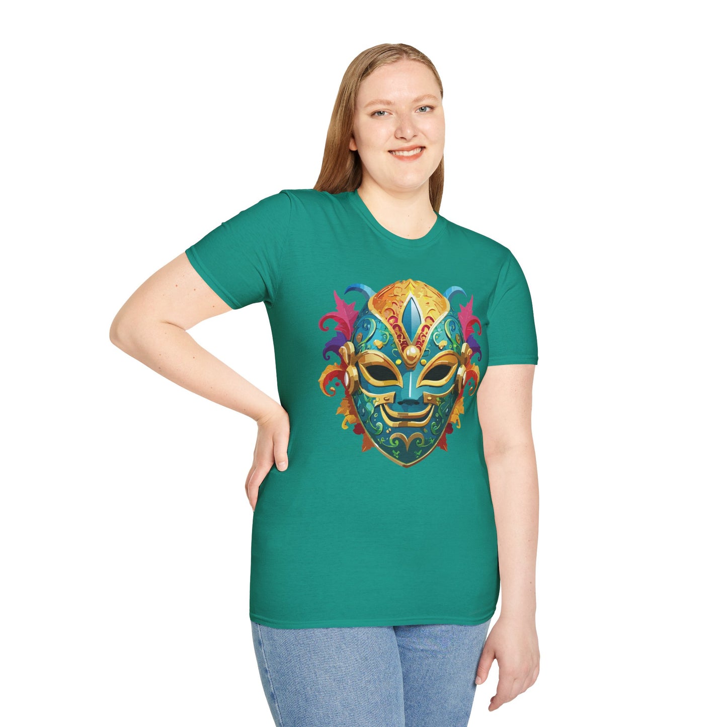Mask Tee Shirt, Mask Shirt, Shirt with Mask, Masquerade Tees