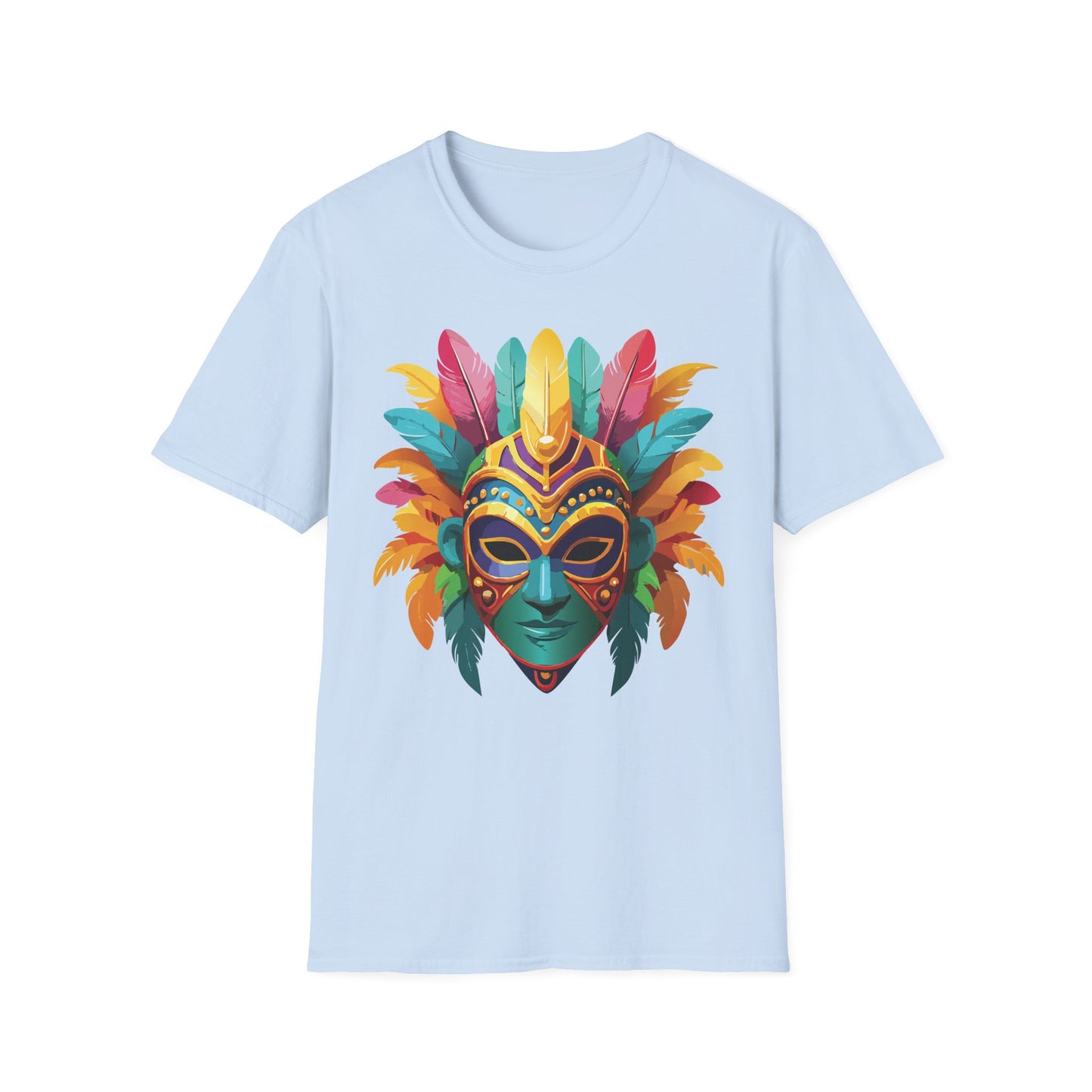 Mask Tee Shirt, Mask Shirt, Shirt with Mask, Masquerade Tees
