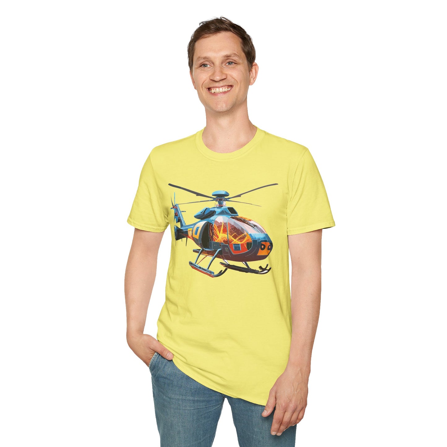 Chopper Shirt, Helicopter Shirt, Shirt with Helicopter, T Shirt with Chopper