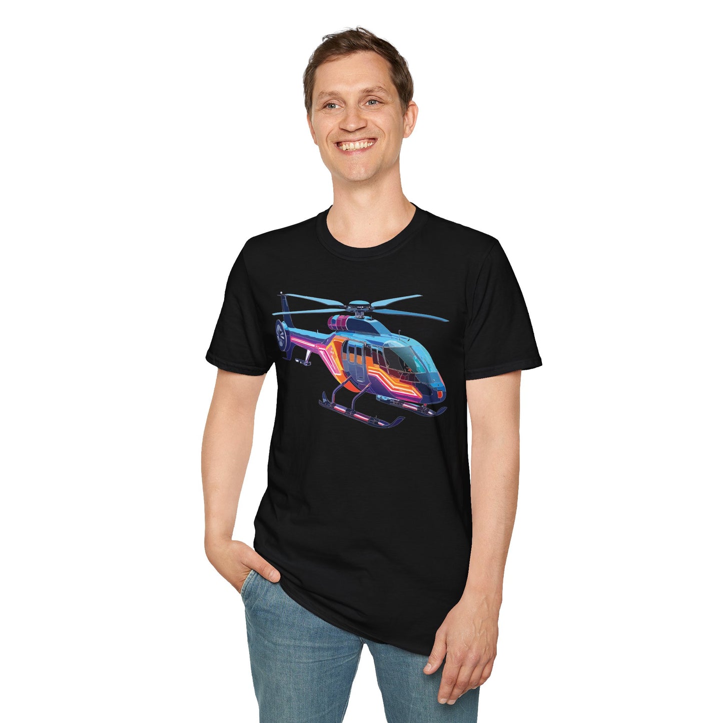 Chopper Shirt, Helicopter Shirt, Shirt with Helicopter, T Shirt with Chopper
