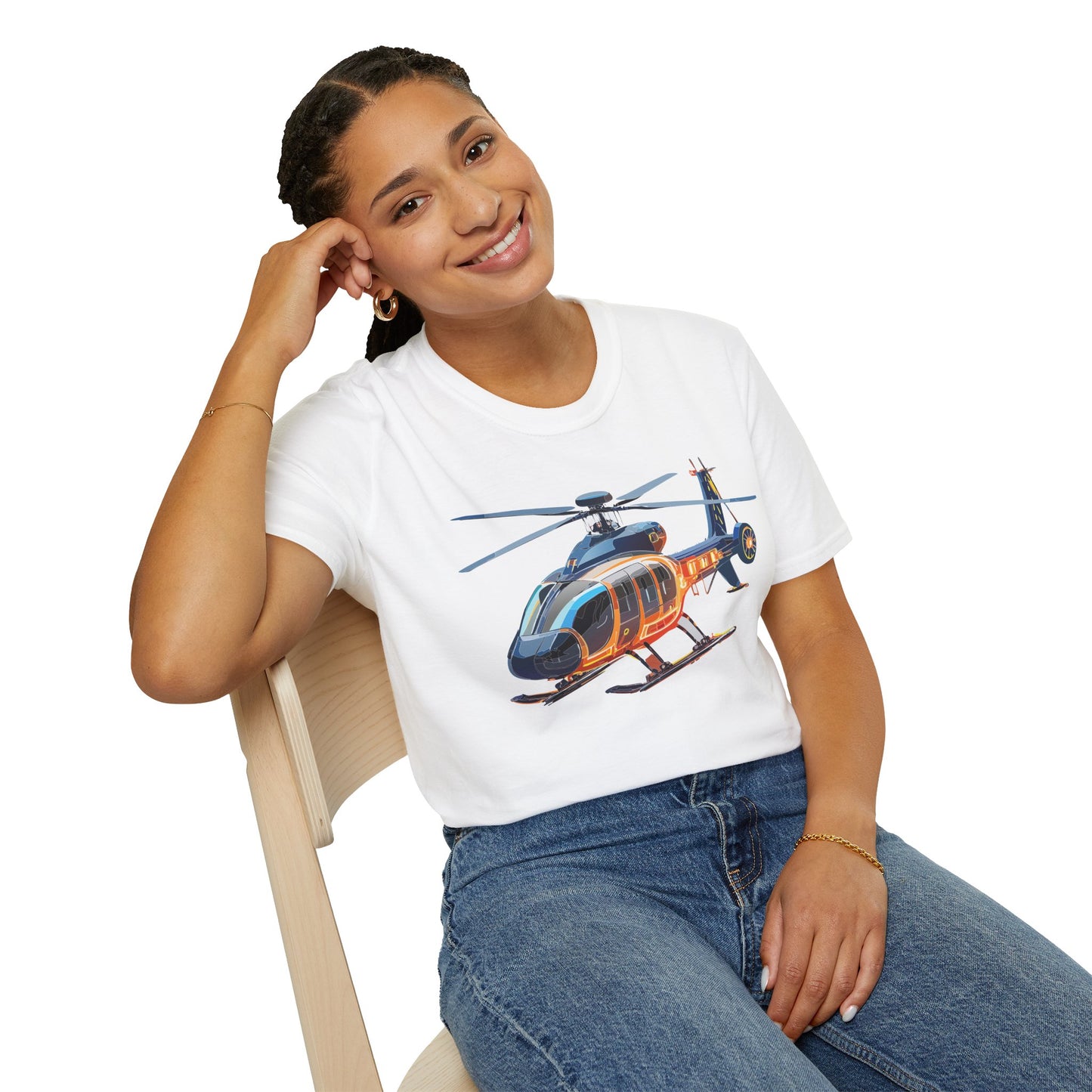 Chopper Shirt, Helicopter Shirt, Shirt with Helicopter, T Shirt with Chopper