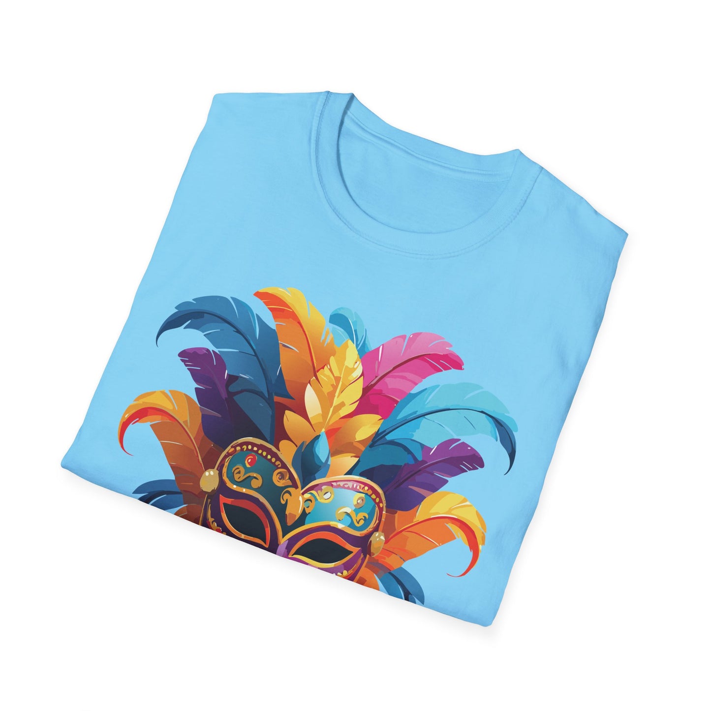 Mask Tee Shirt, Mask Shirt, Shirt with Mask, Masquerade Tees