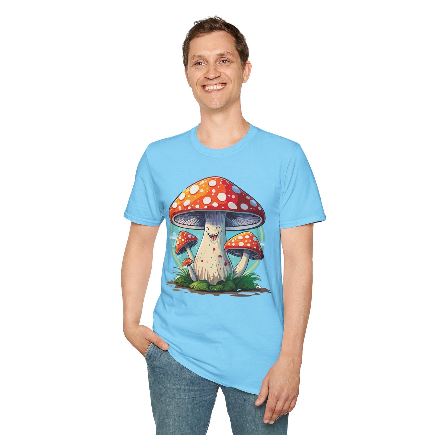 Mashroom Tee Shirt, Mashroom Shirt, Shirt with Funny Mashroom, Shirt with Fungus