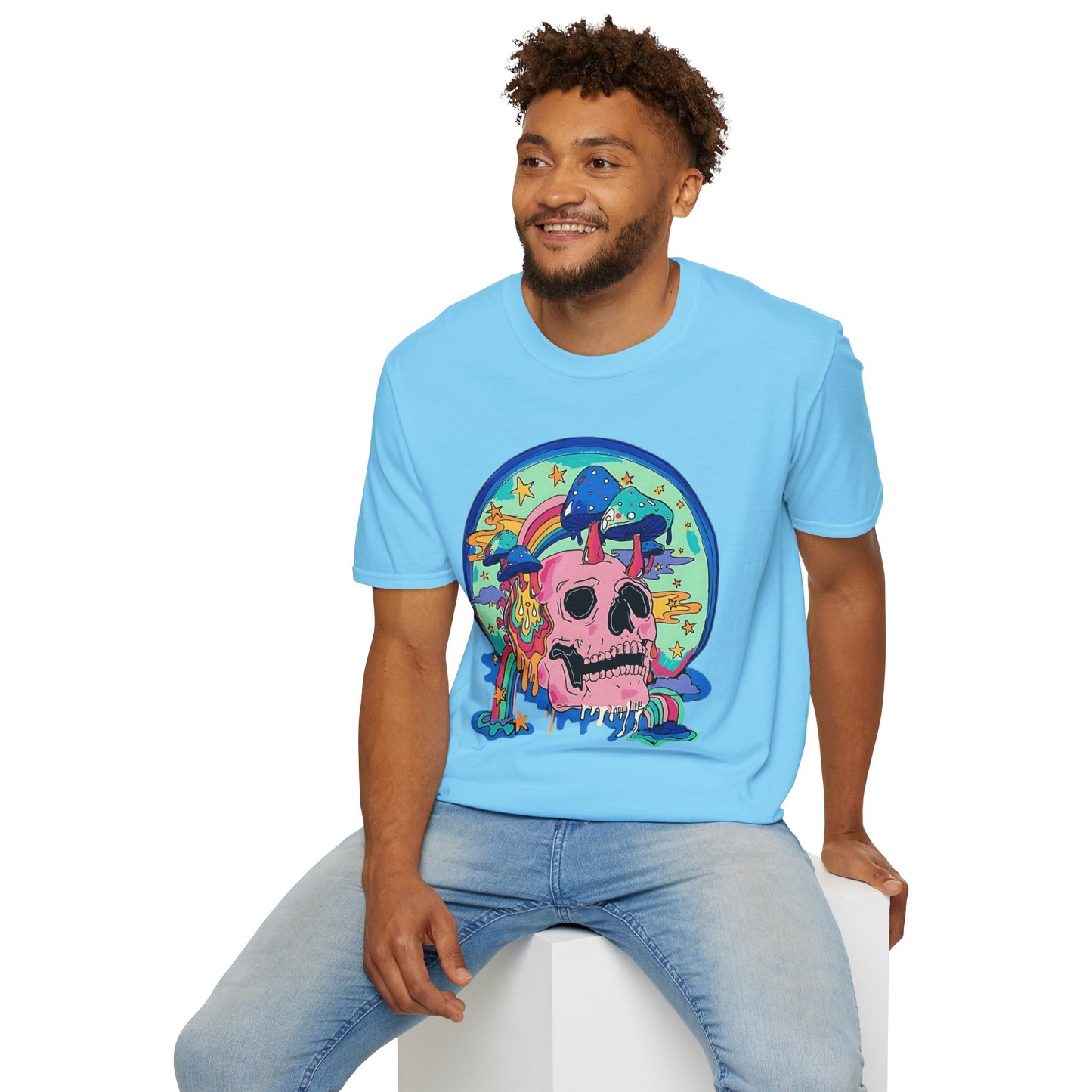 Skull Tee Shirt, Skeleton Shirt, Shirt with Skull, Shirt with Skeleton