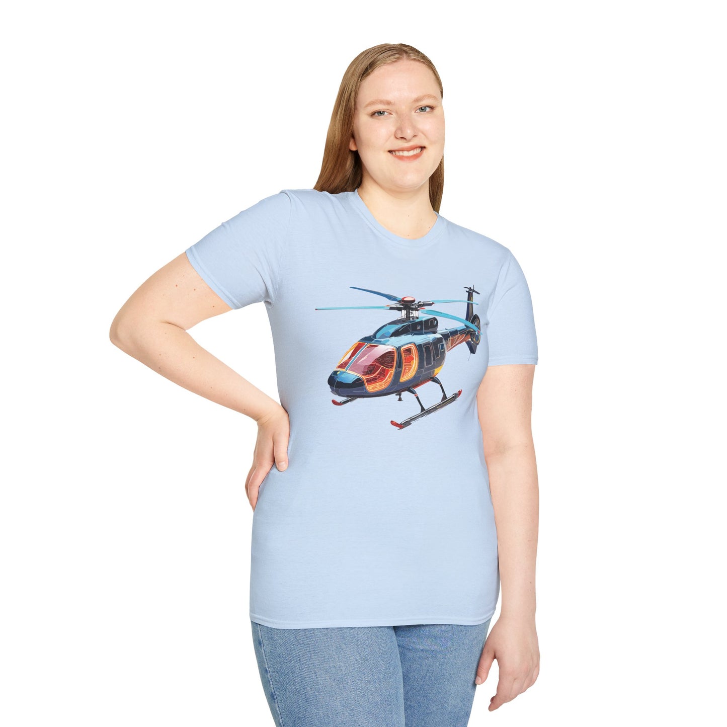 Chopper Shirt, Helicopter Shirt, Shirt with Helicopter, T Shirt with Chopper