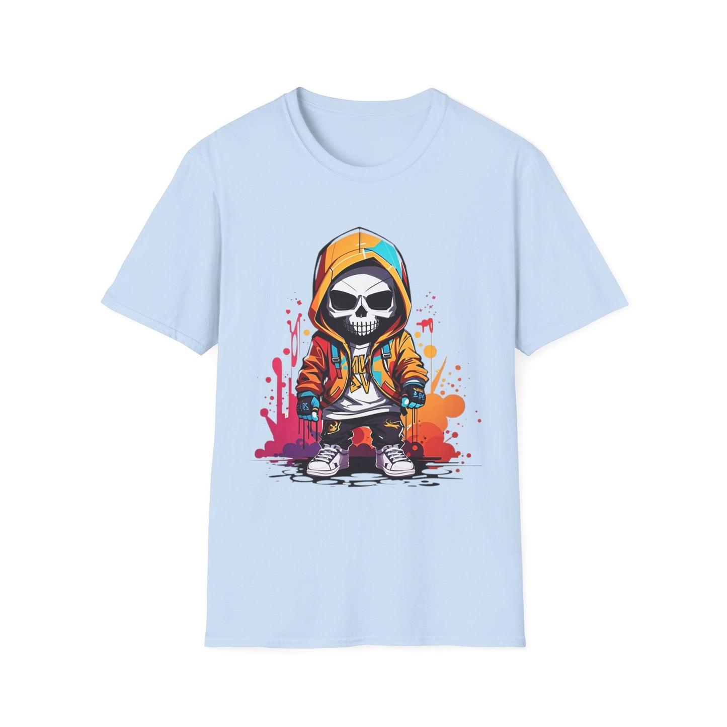 Skull Tee Shirt, Skeleton Shirt, Shirt with Skull, Shirt with Skeleton