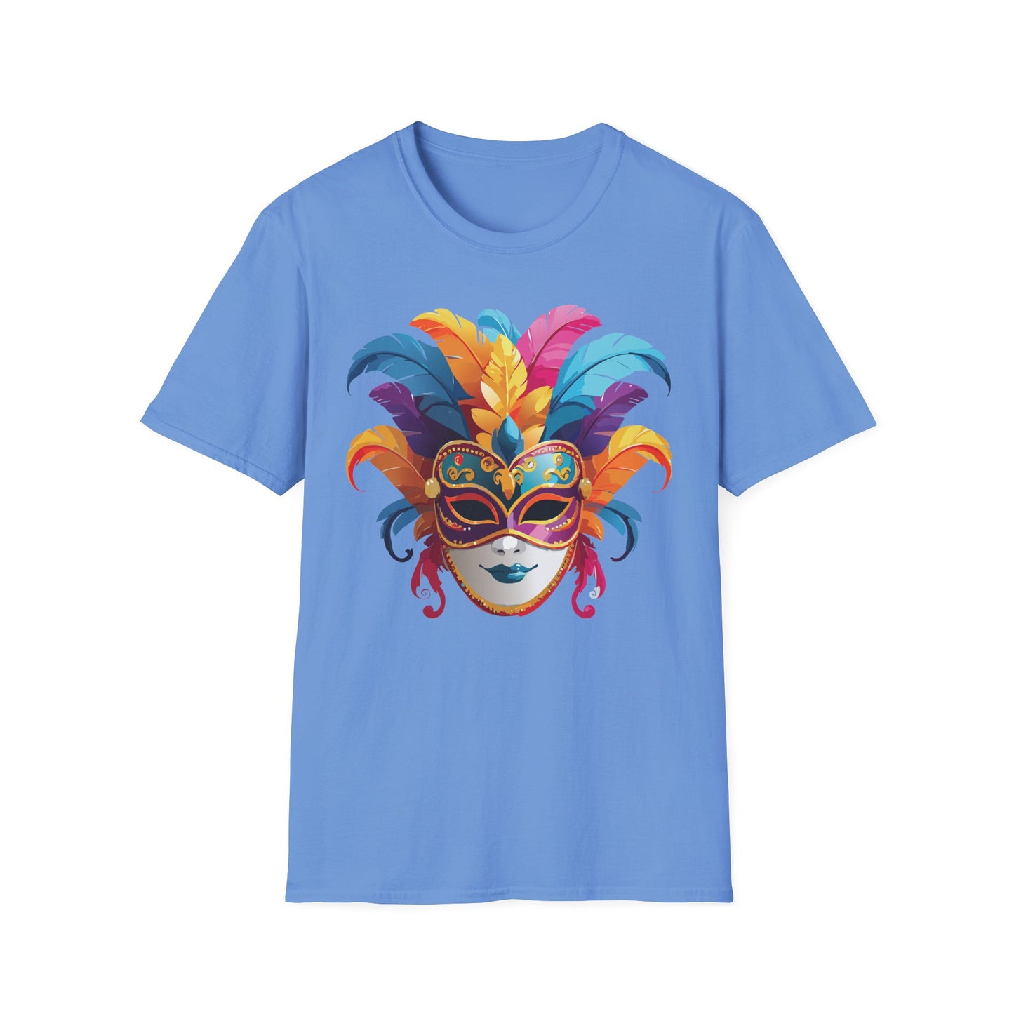 Mask Tee Shirt, Mask Shirt, Shirt with Mask, Masquerade Tees