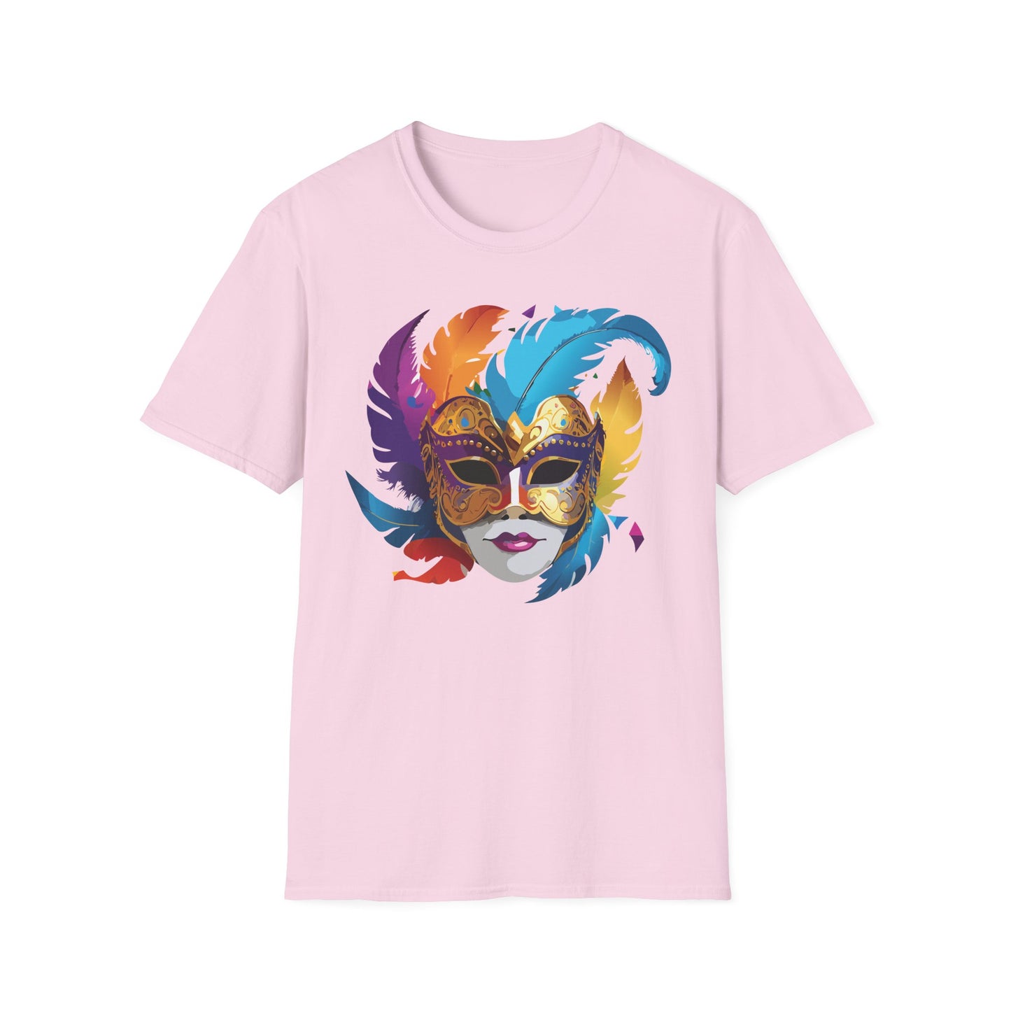 Mask Tee Shirt, Mask Shirt, Shirt with Mask, Masquerade Tees