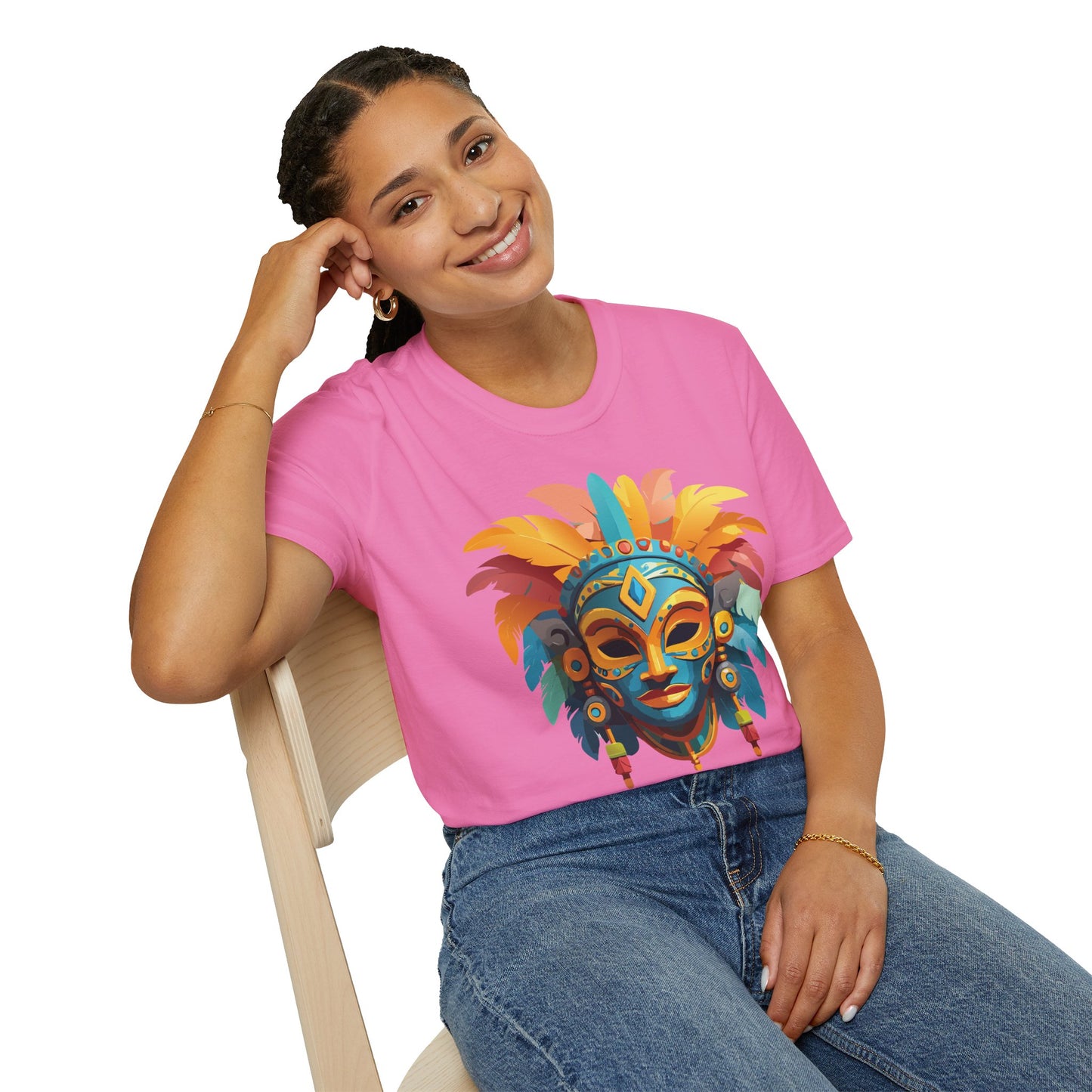 Mask Tee Shirt, Mask Shirt, Shirt with Mask, Masquerade Tees