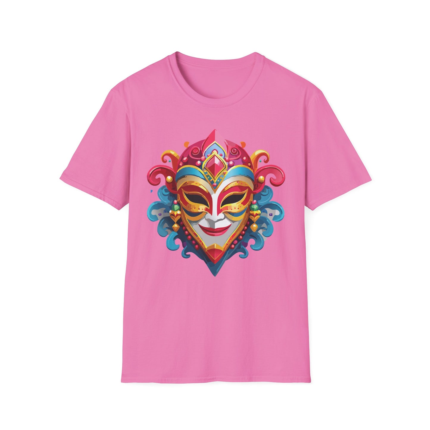 Mask Tee Shirt, Mask Shirt, Shirt with Mask, Masquerade Tees