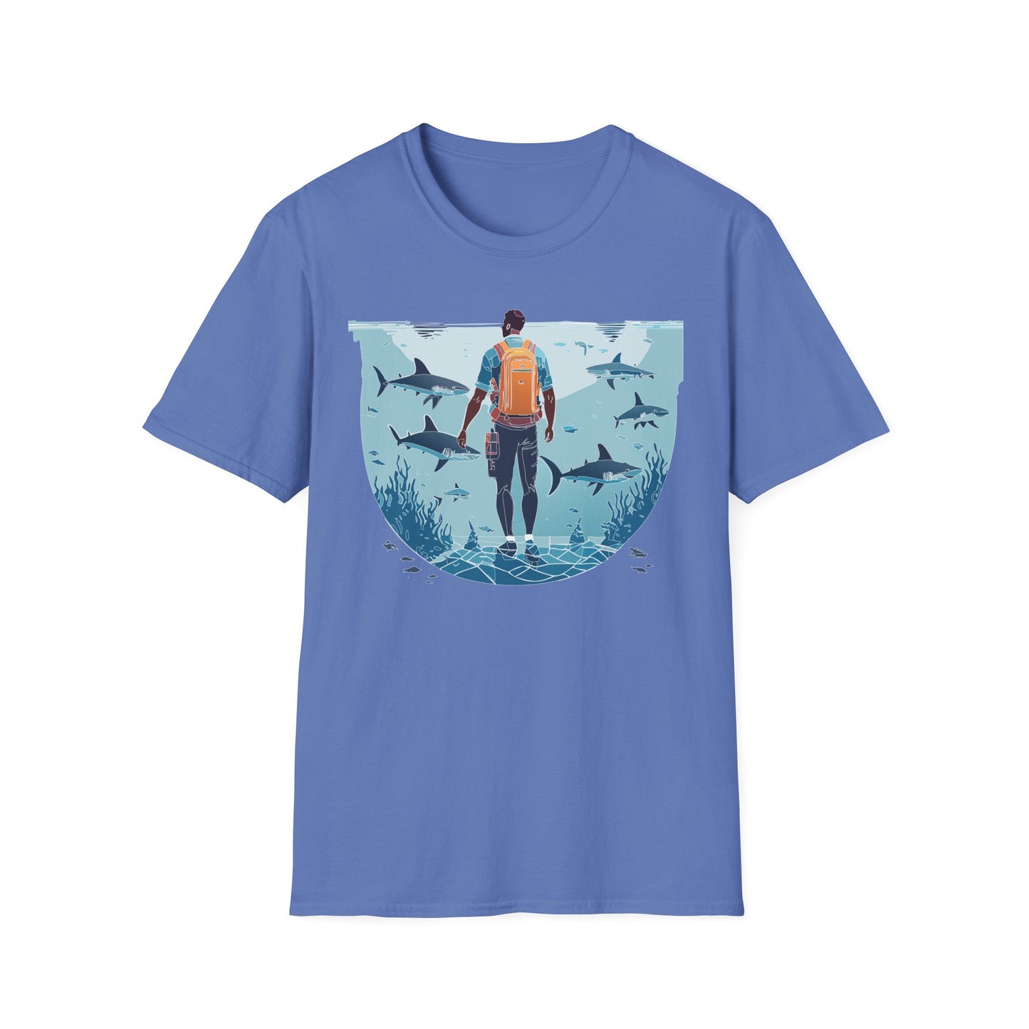 Ocean Tee Shirt, Ocean Shirt, Shirt with Ocean, U boat Tees, Shirt with U-Boat