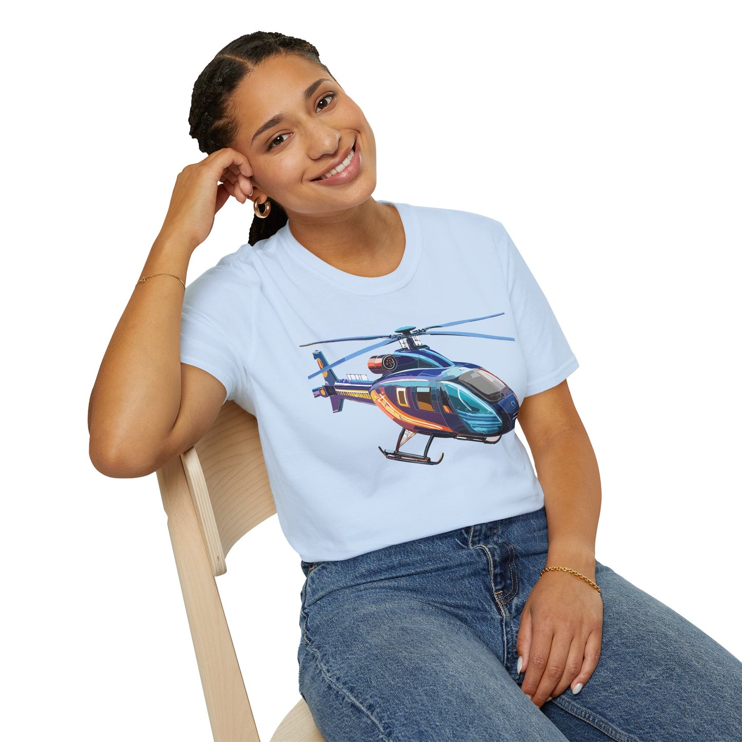 Chopper Shirt, Helicopter Shirt, Shirt with Helicopter, T Shirt with Chopper