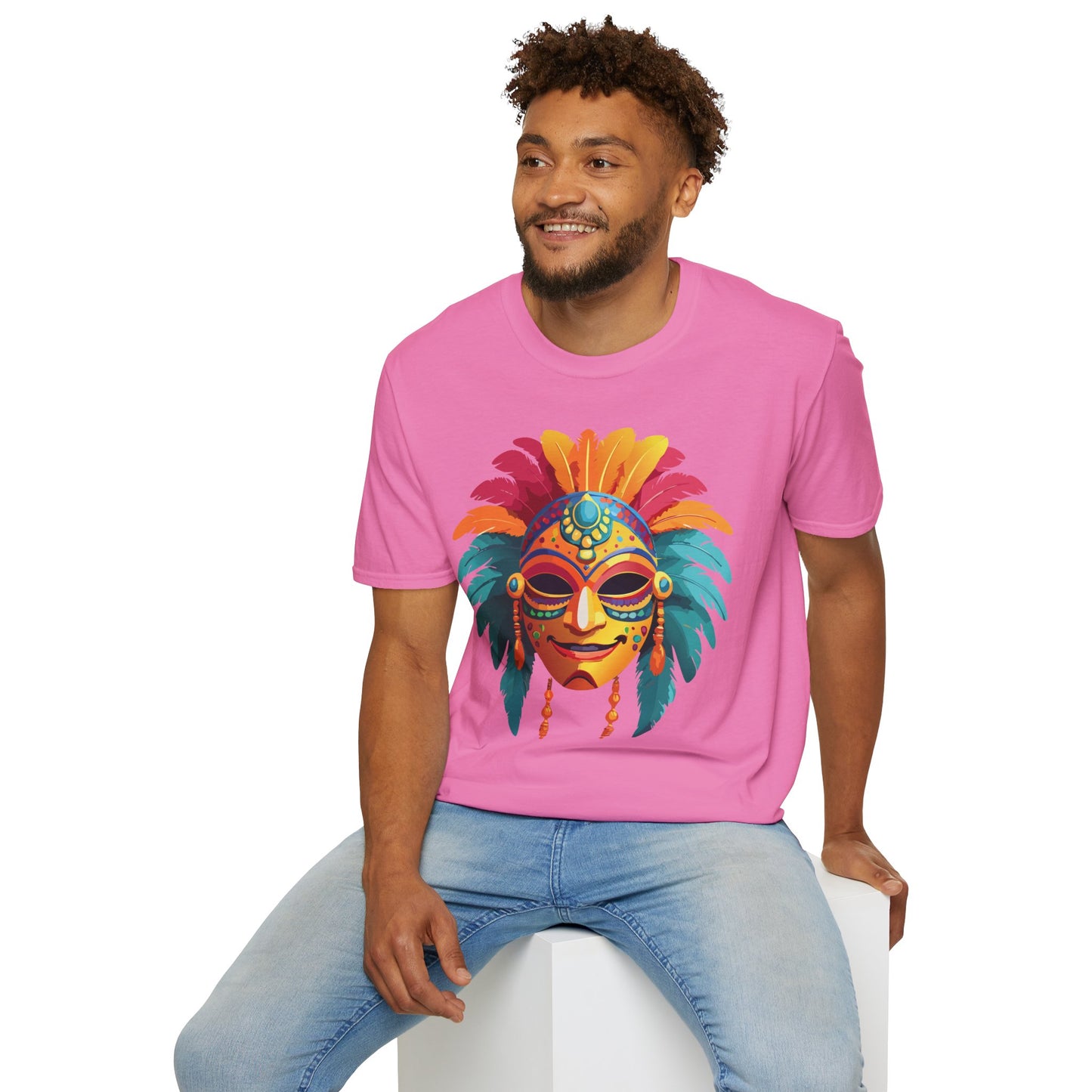 Mask Tee Shirt, Mask Shirt, Shirt with Mask, Masquerade Tees